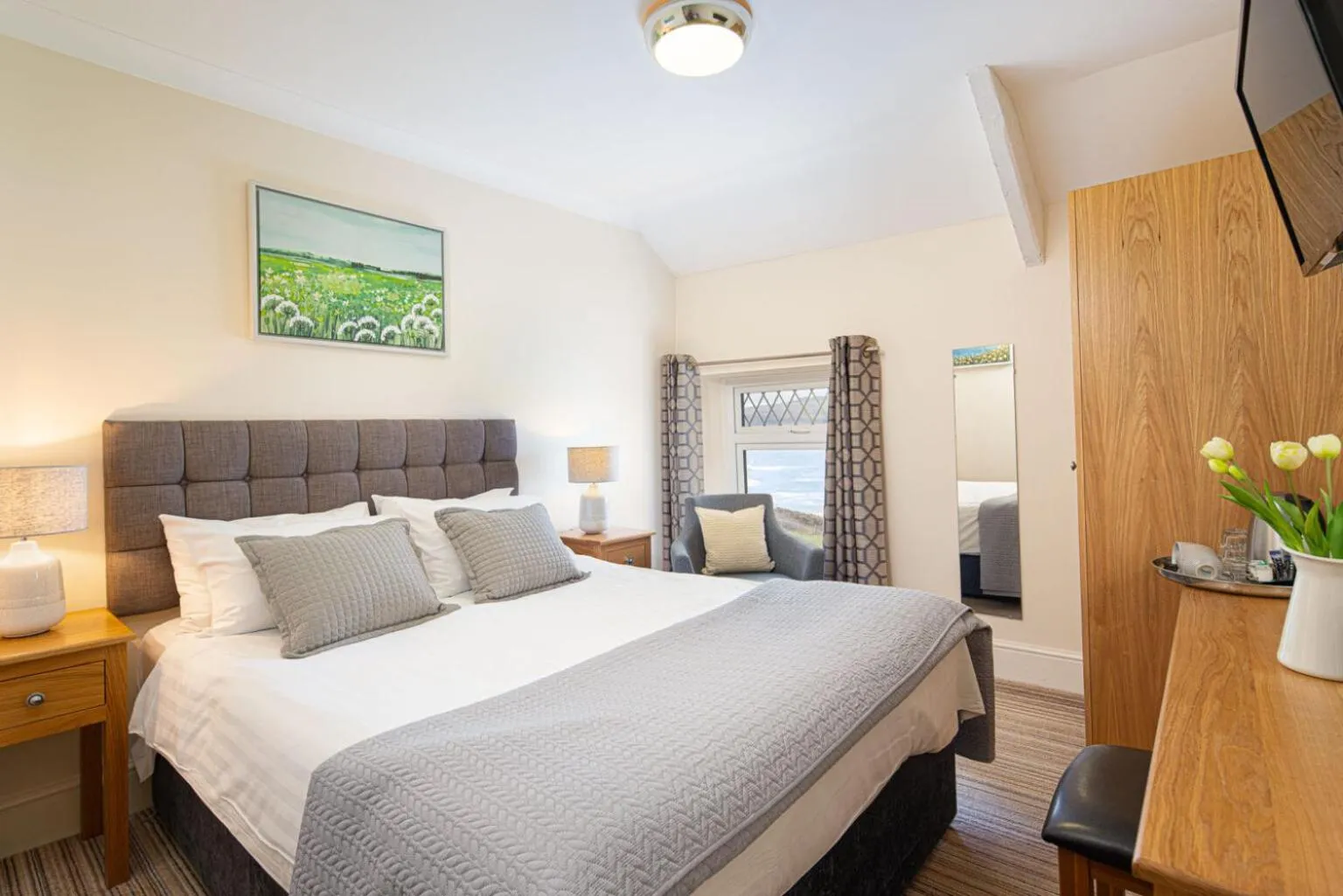 Sea view, Bed in Gwbert Hotel