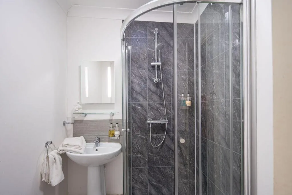 Shower in Gwbert Hotel