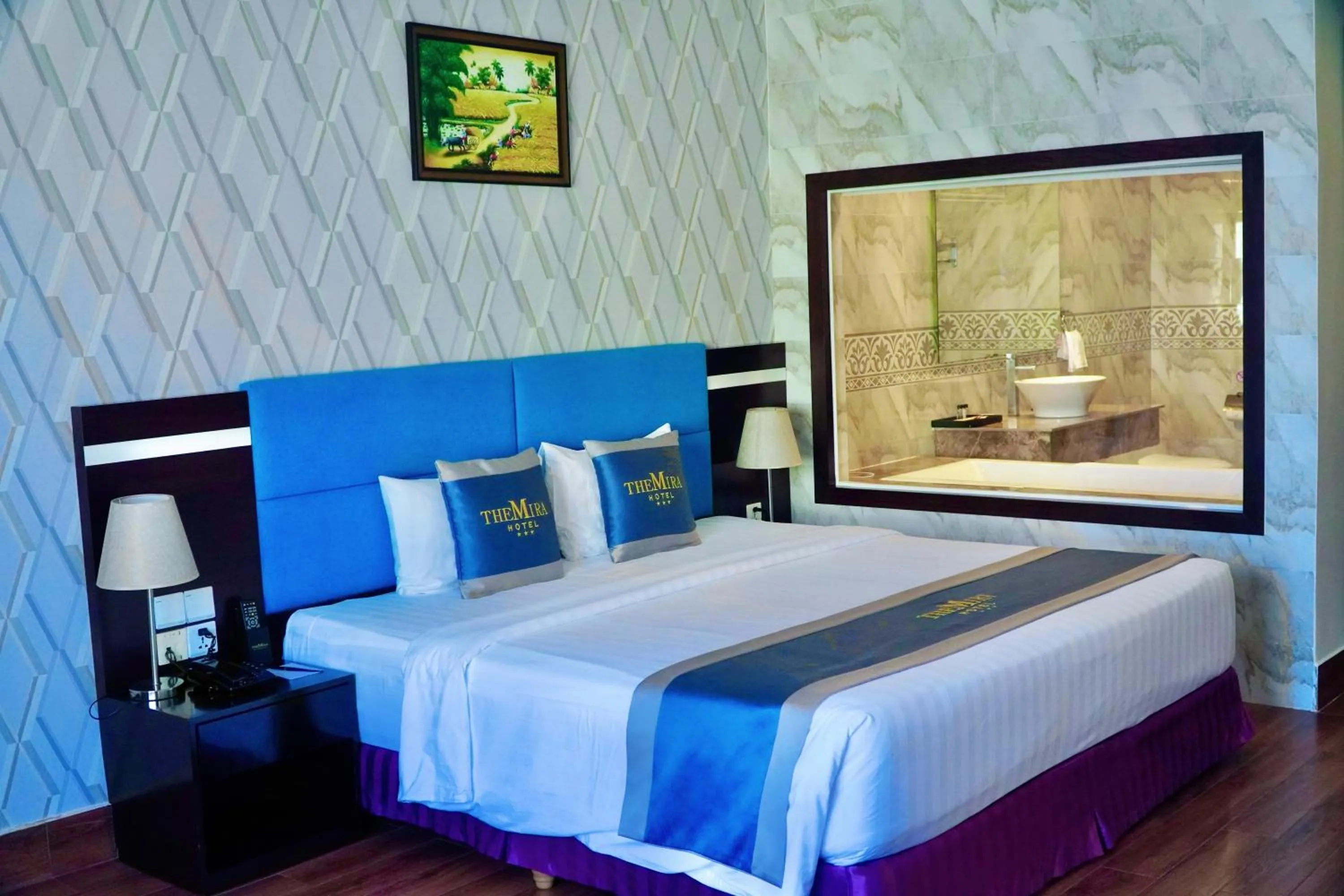 Bed in The Mira Boutique Hotel