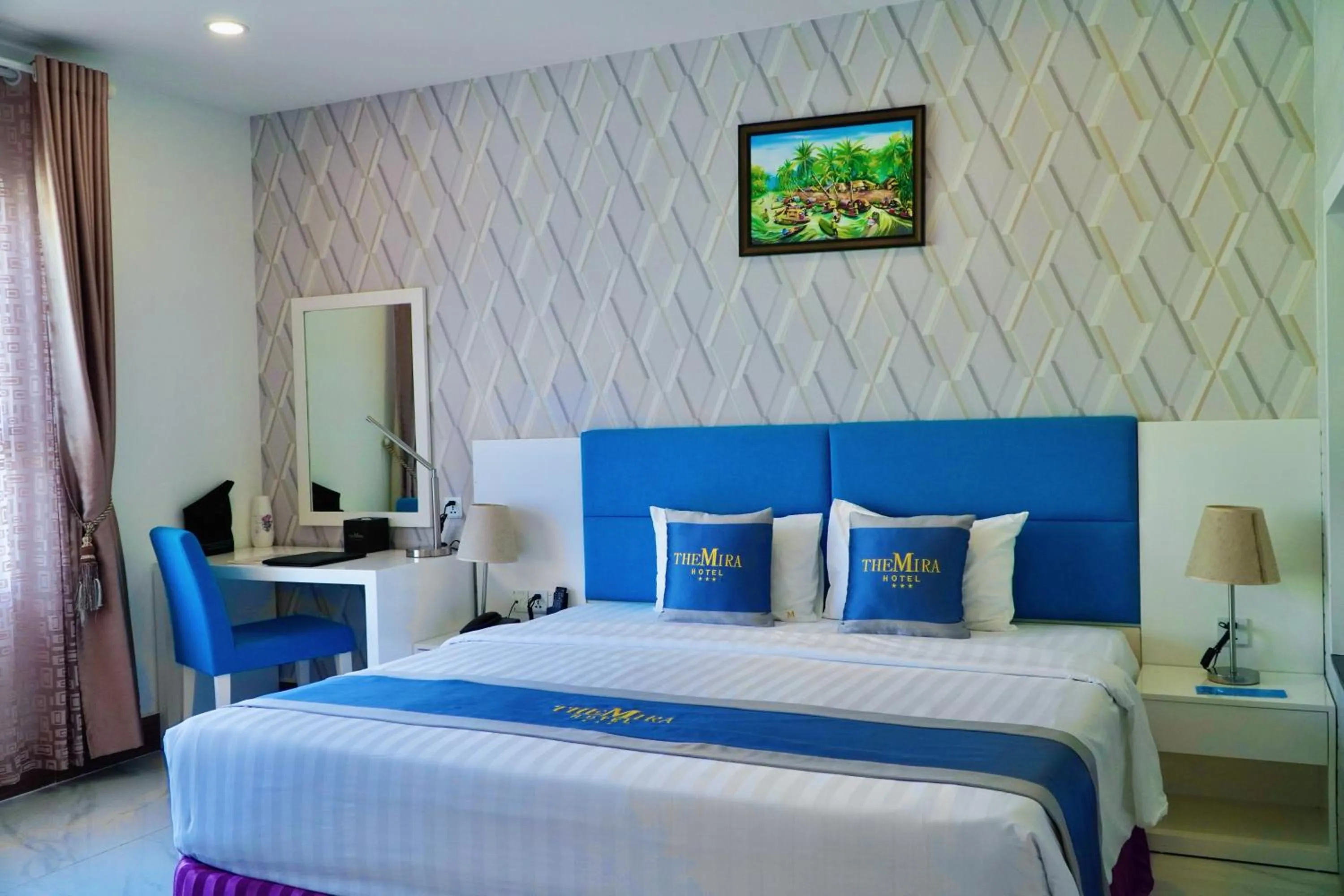 Bed in The Mira Boutique Hotel