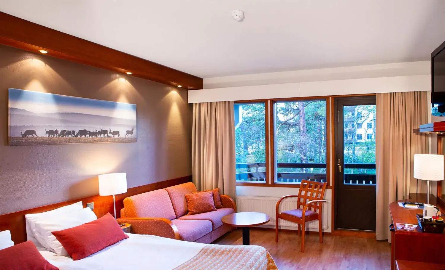 Bedroom, Bed in Lapland Hotels Riekonlinna Bedroom, Bed in Lapland Hotels Riekonlinna