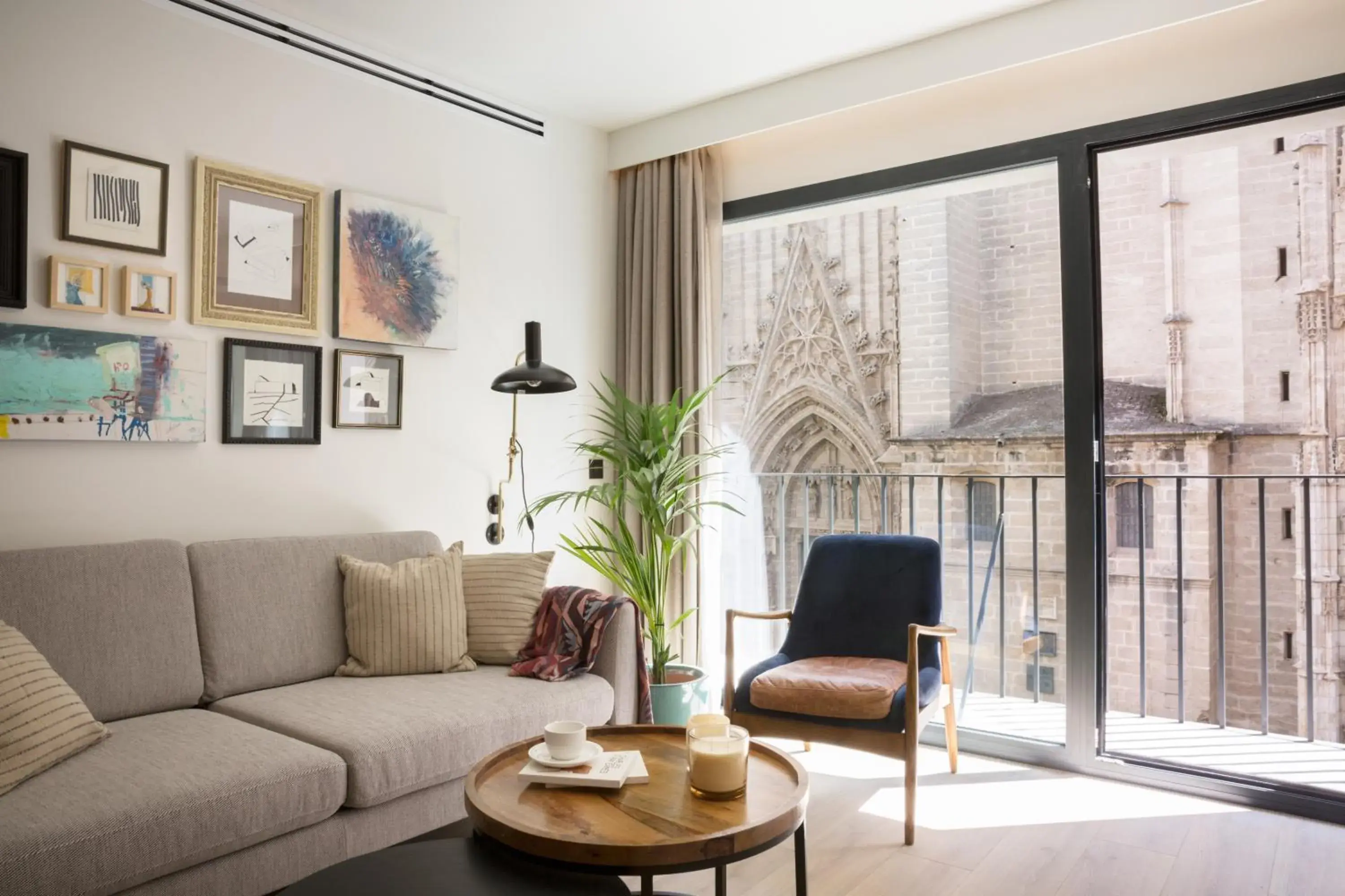 Living room in Puerta Catedral Suites Living room in Puerta Catedral Suites