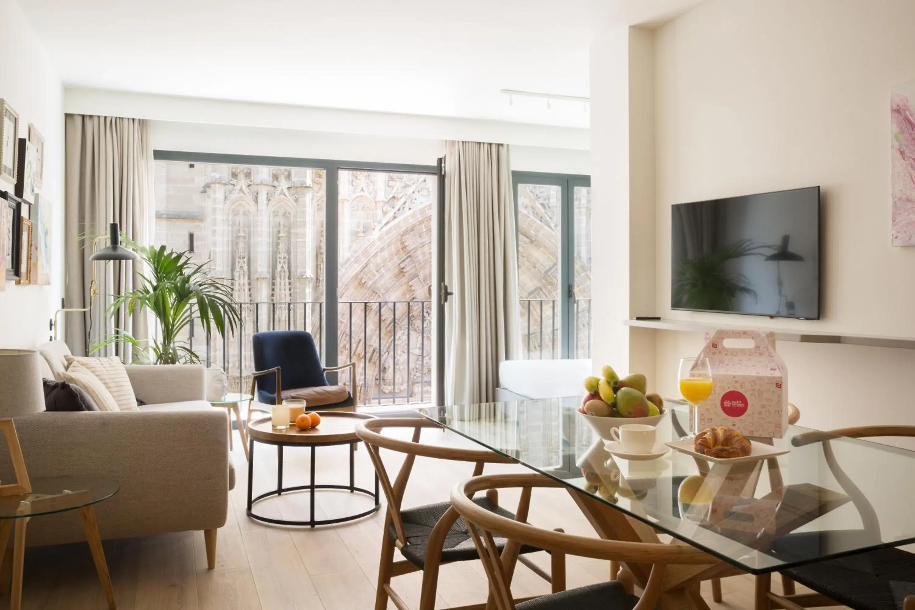 Living room in Puerta Catedral Suites Living room in Puerta Catedral Suites