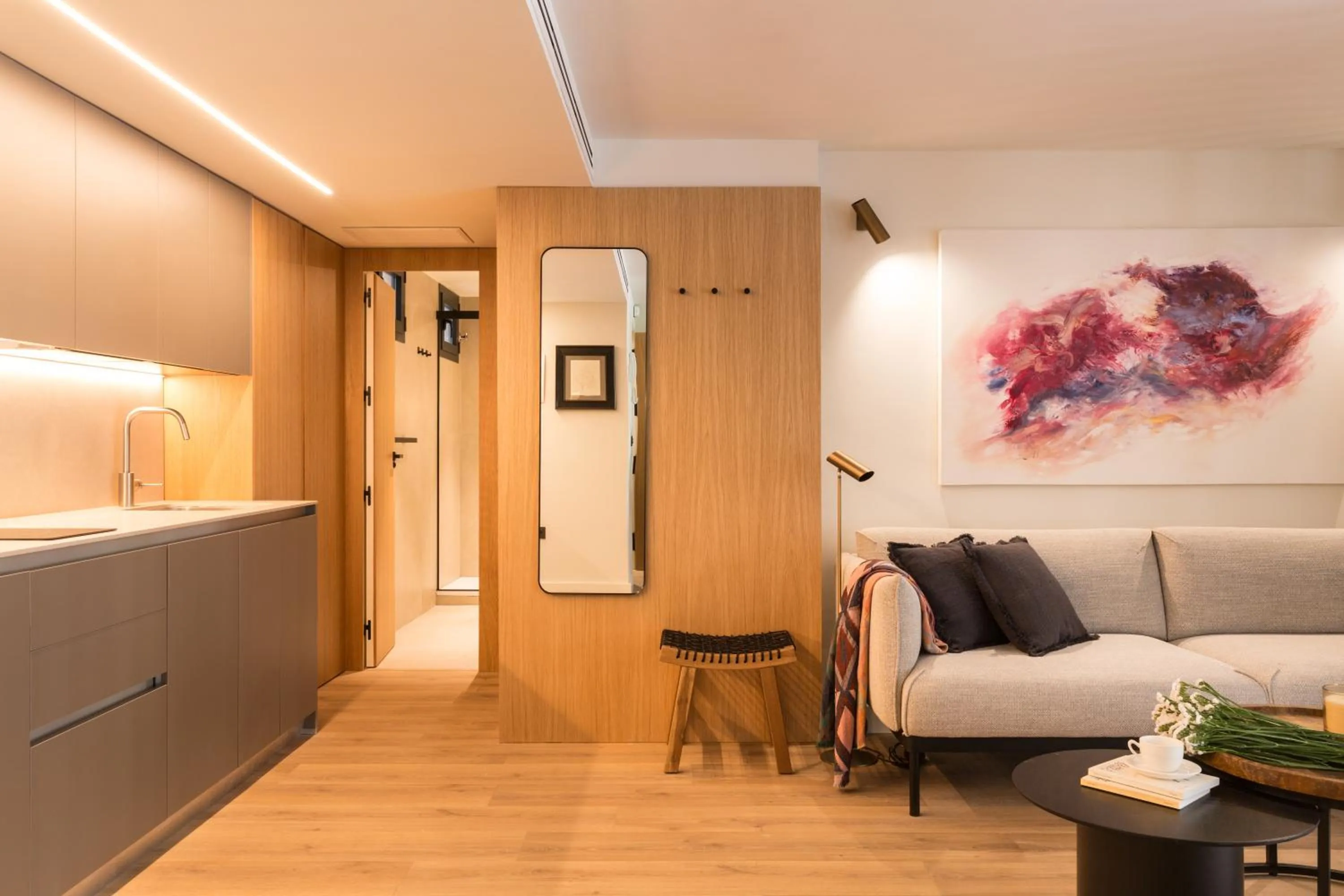 Living room in Puerta Catedral Suites