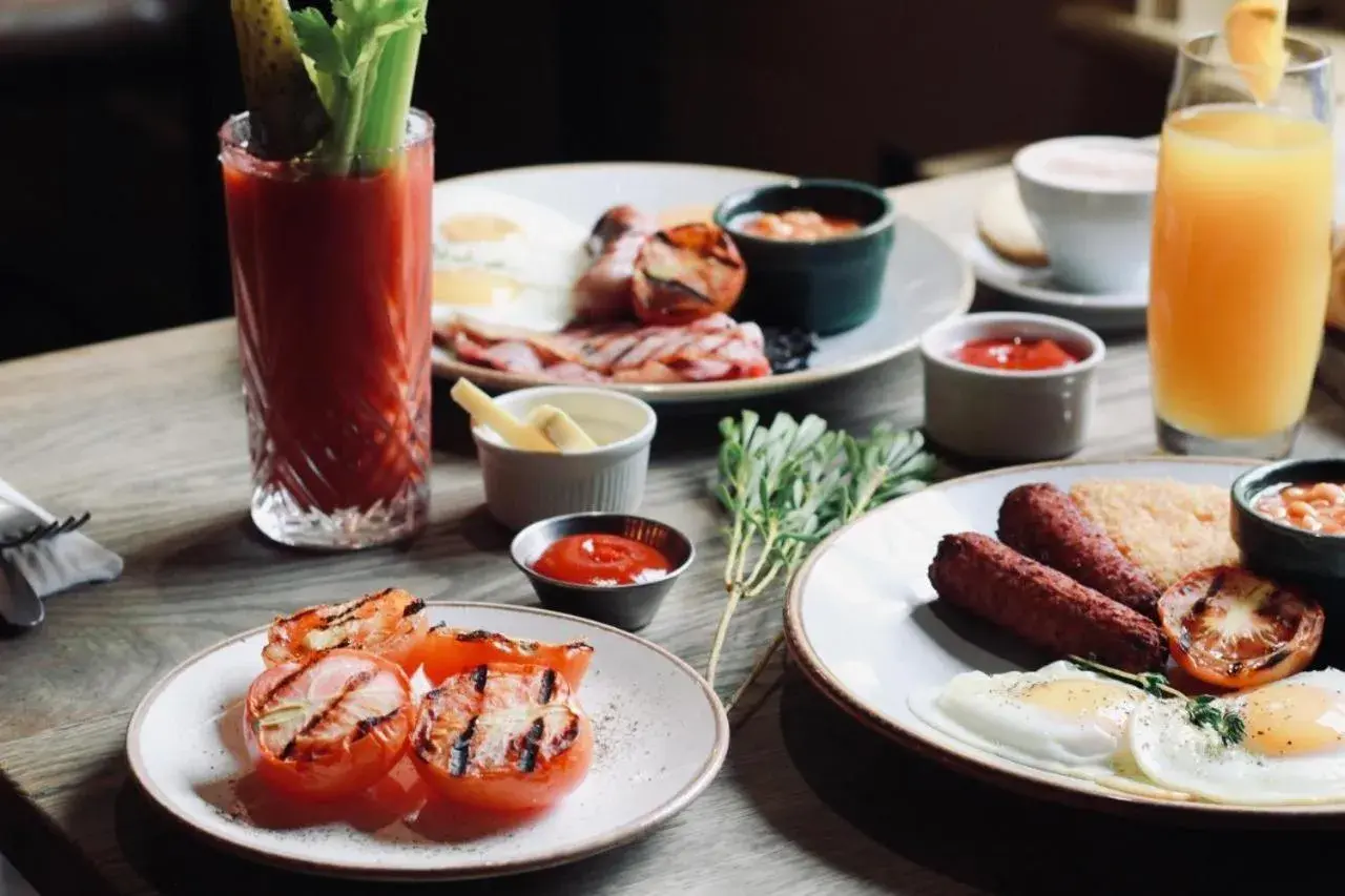 Dining area in The Knife & Cleaver Dining area in The Knife & Cleaver