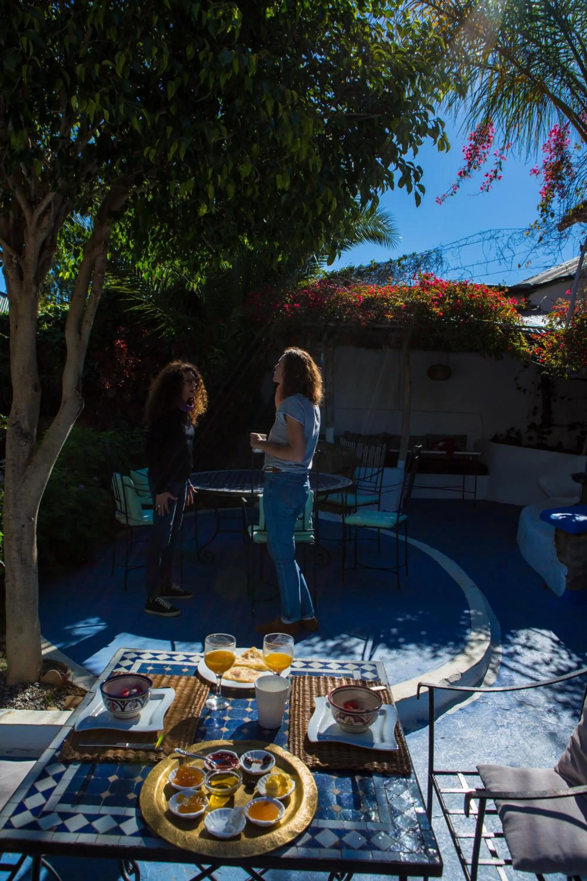 Patio in Maison d'hotes Berbari