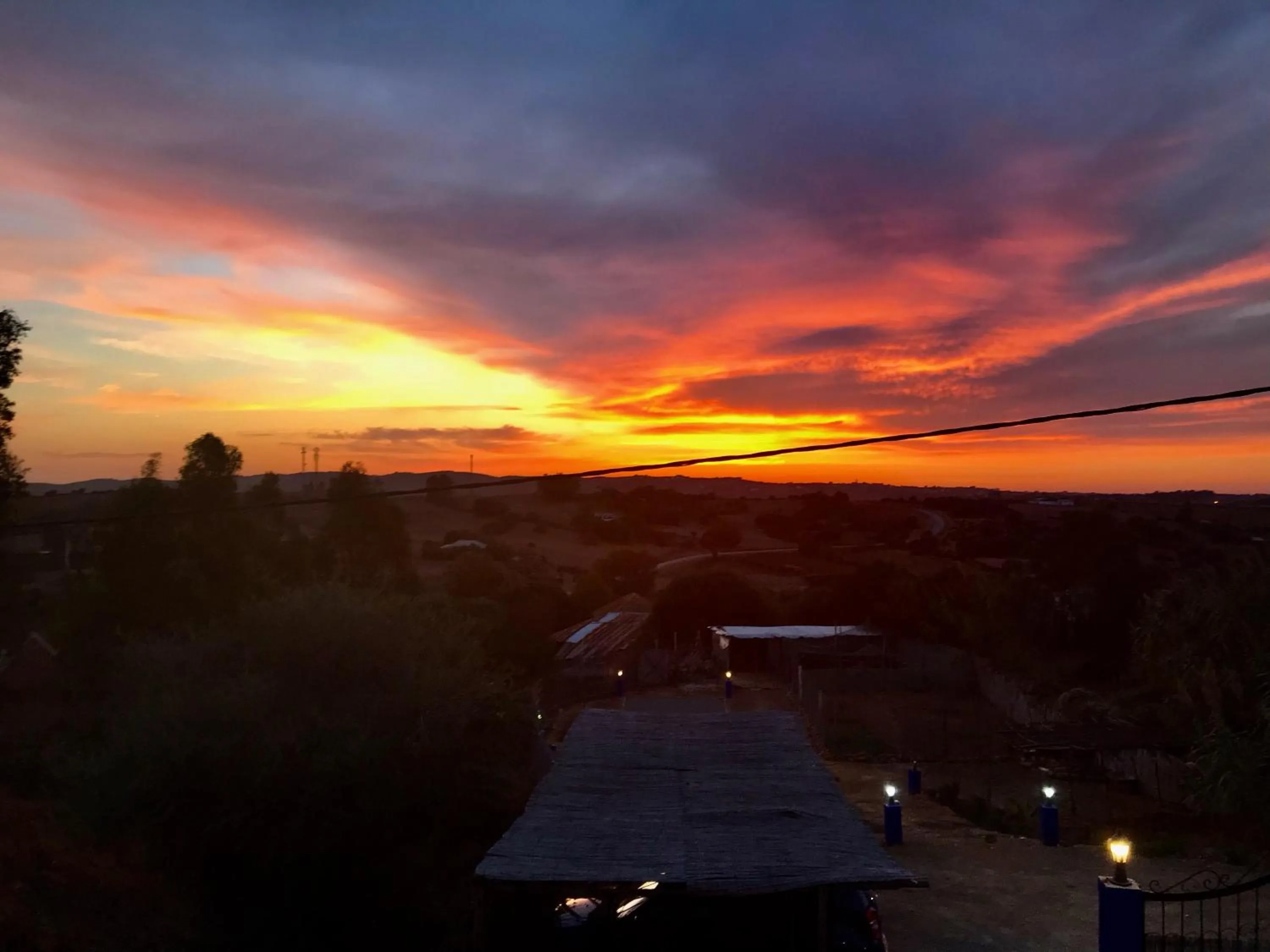 Sunset in Maison d'hotes Berbari