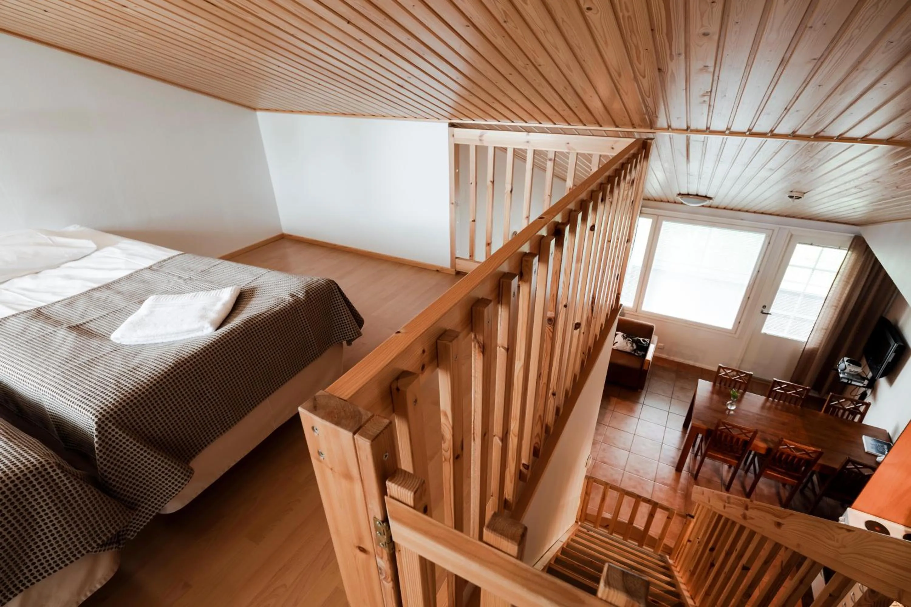 Photo of the whole room, Bed in Lapland Hotels Äkäshotelli