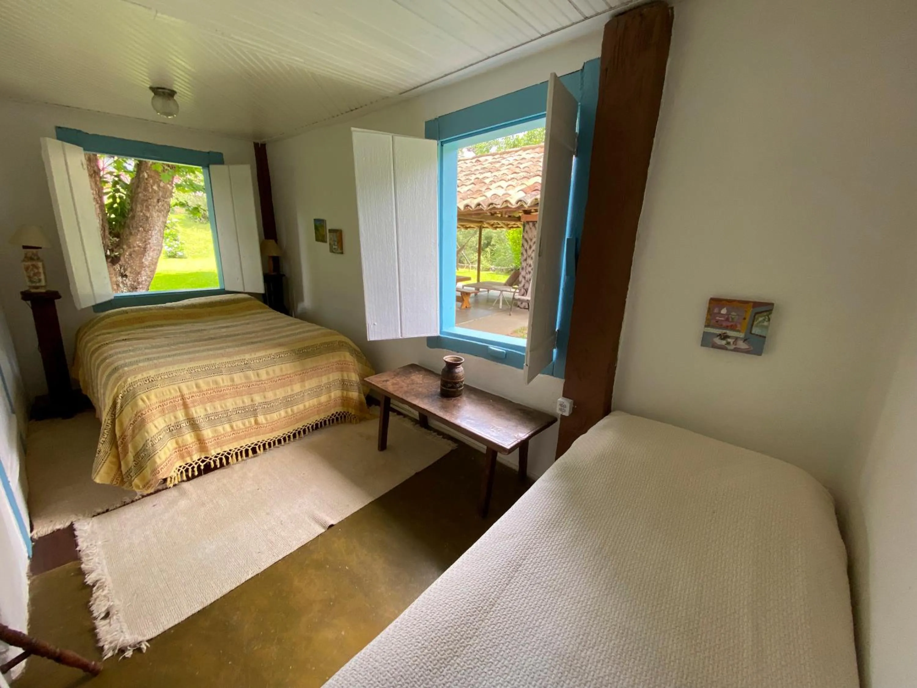 Bed in Pousada dos Anjos
