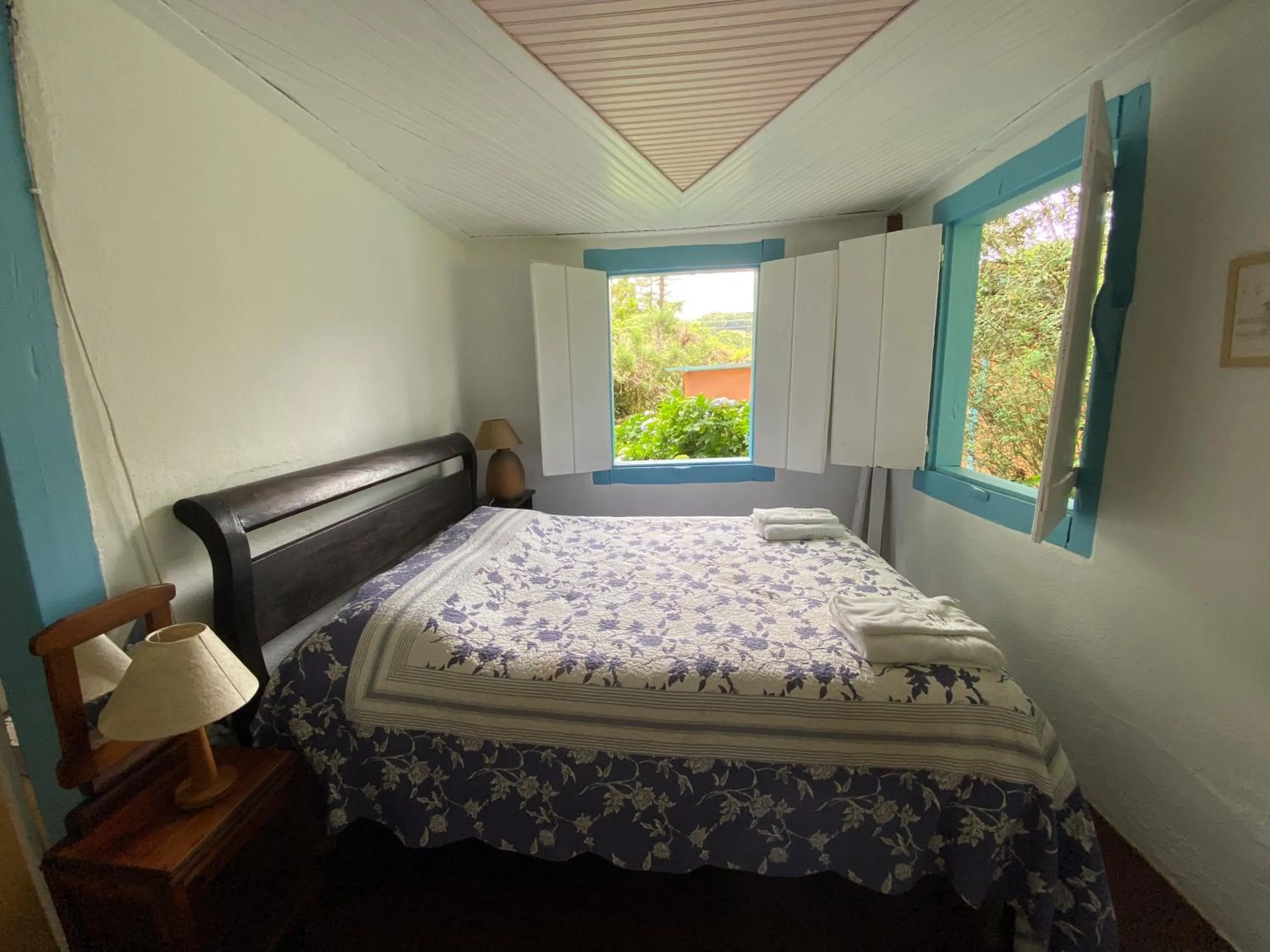 Bed in Pousada dos Anjos