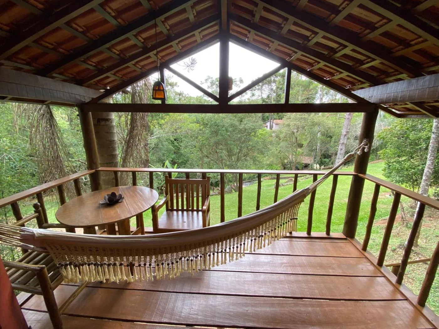 Balcony/Terrace in Pousada dos Anjos