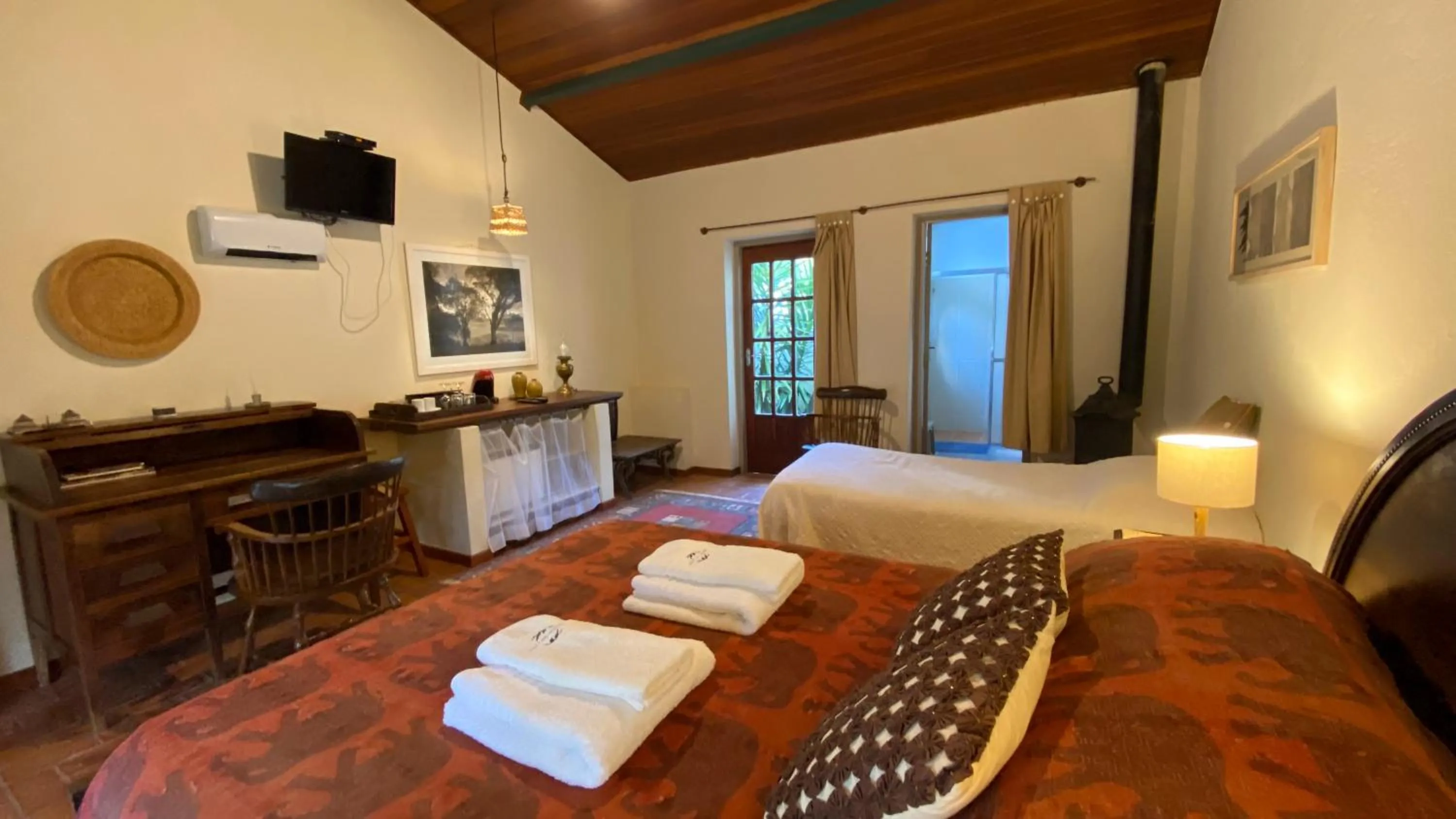 Bed in Pousada dos Anjos
