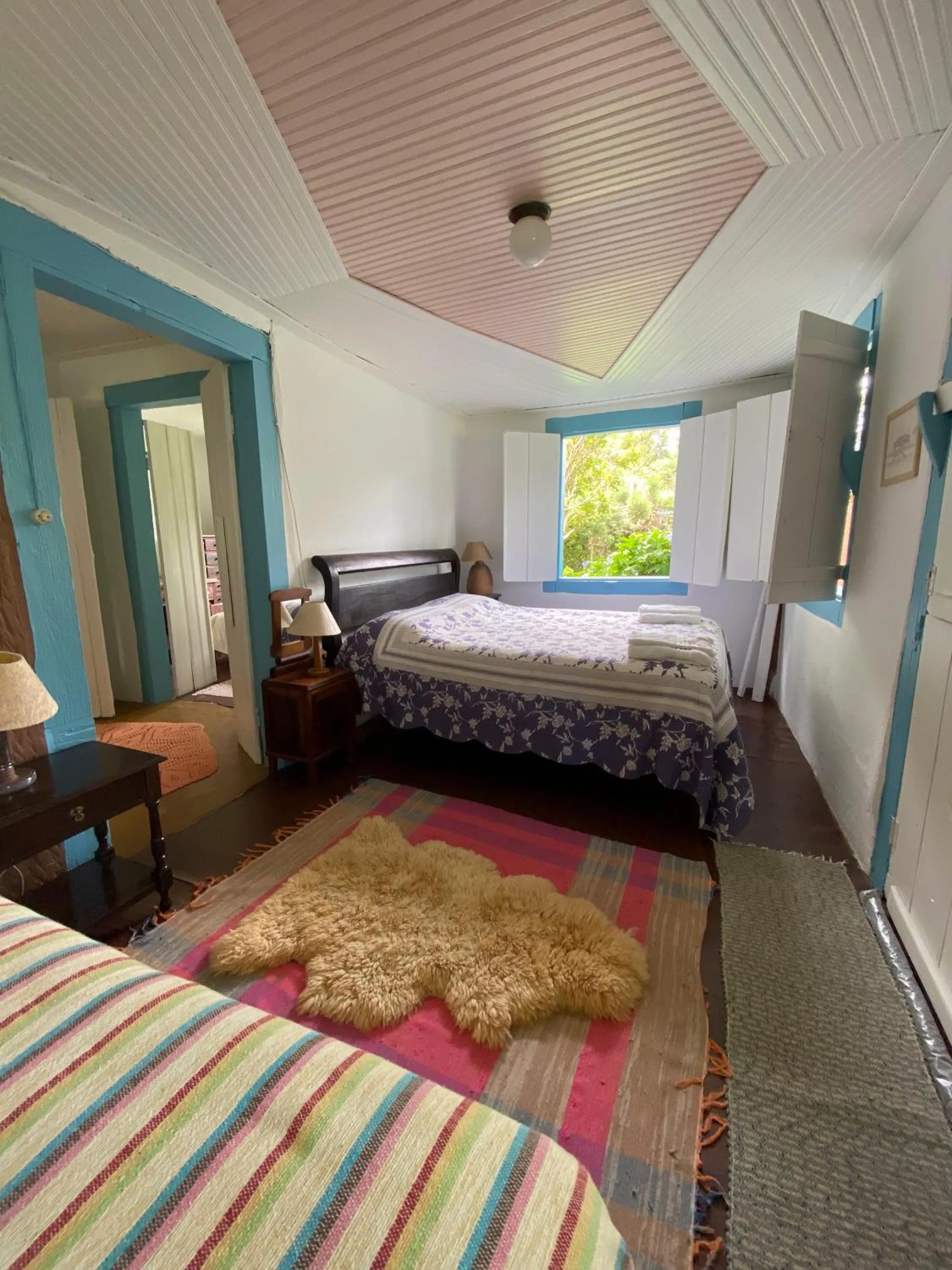 Bed in Pousada dos Anjos