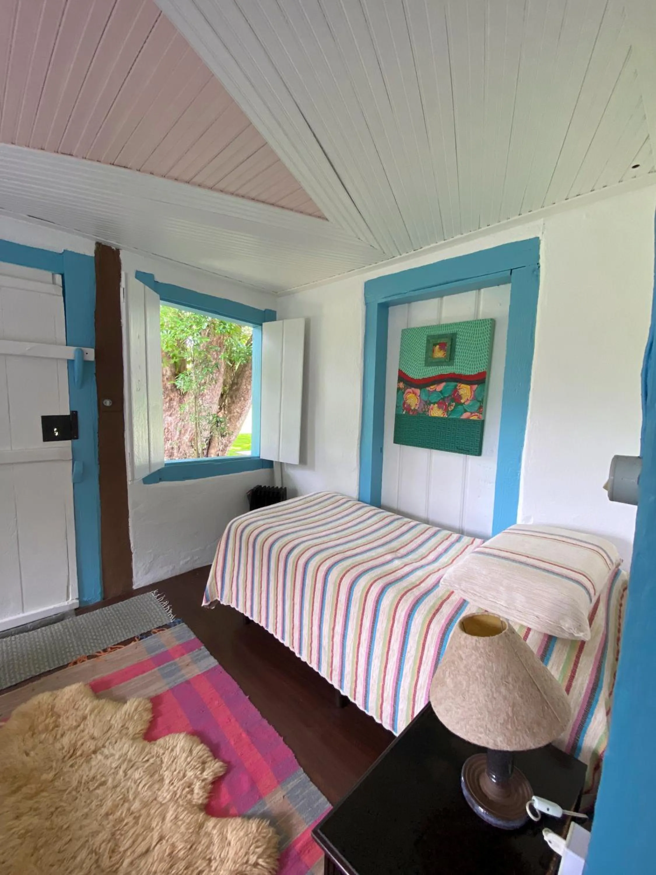 Bed in Pousada dos Anjos