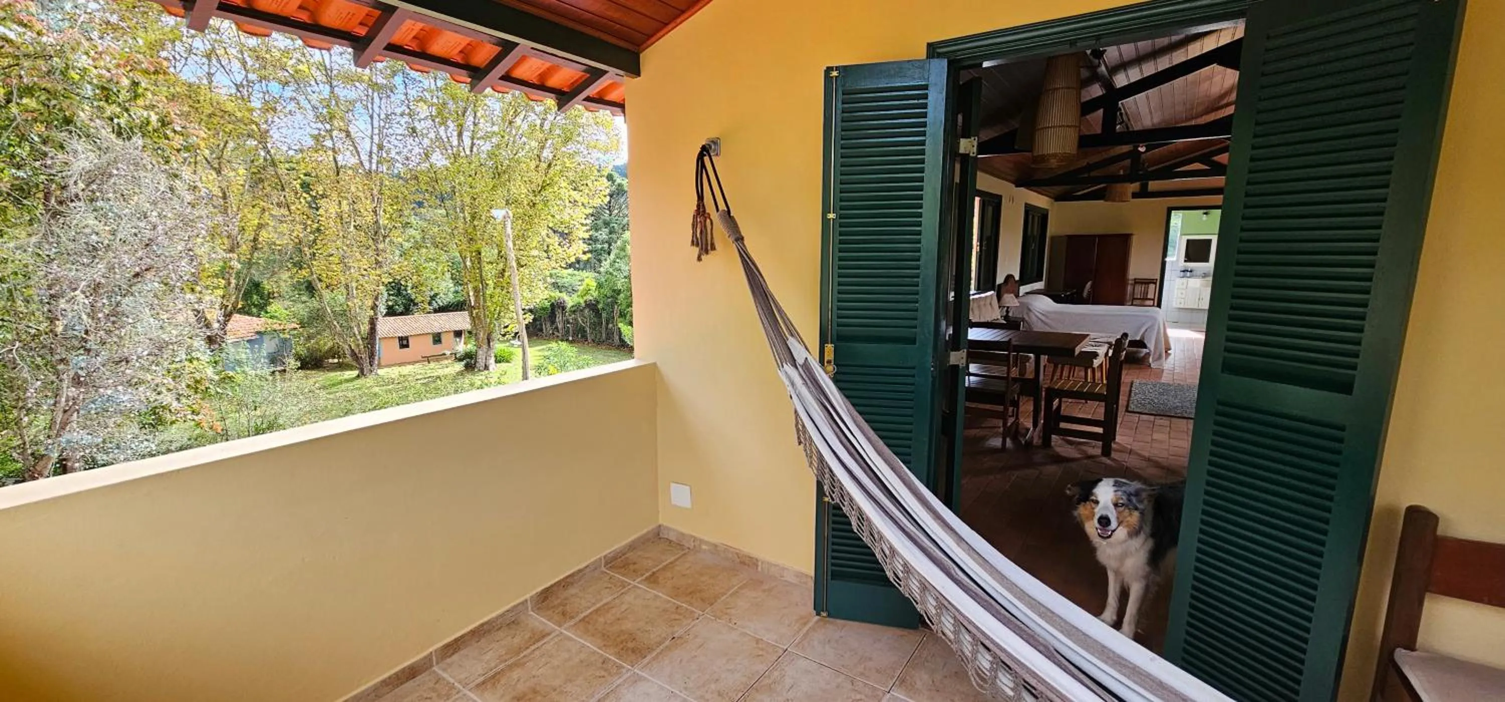 Balcony/Terrace in Pousada dos Anjos