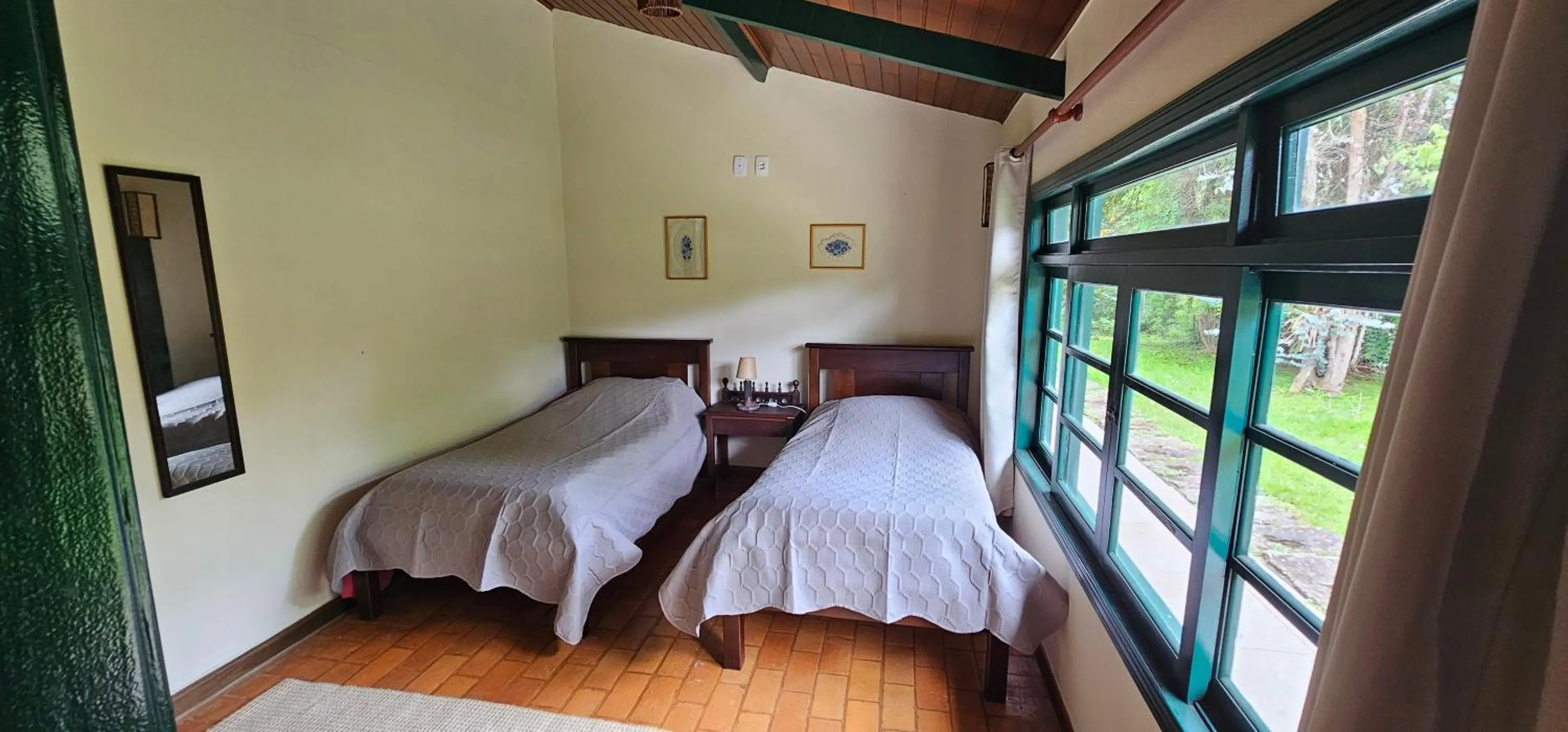 Bed in Pousada dos Anjos