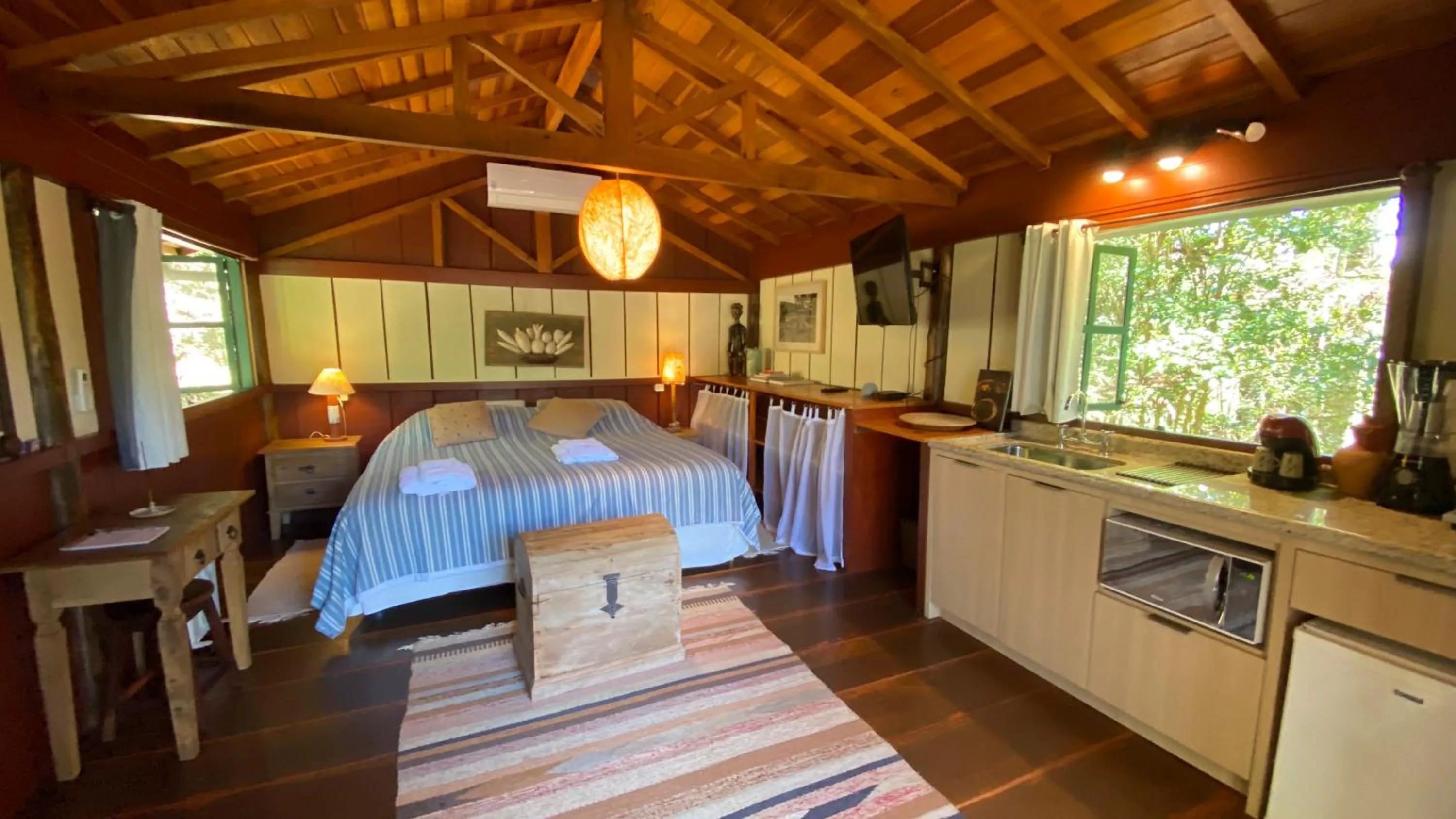 Bed in Pousada dos Anjos