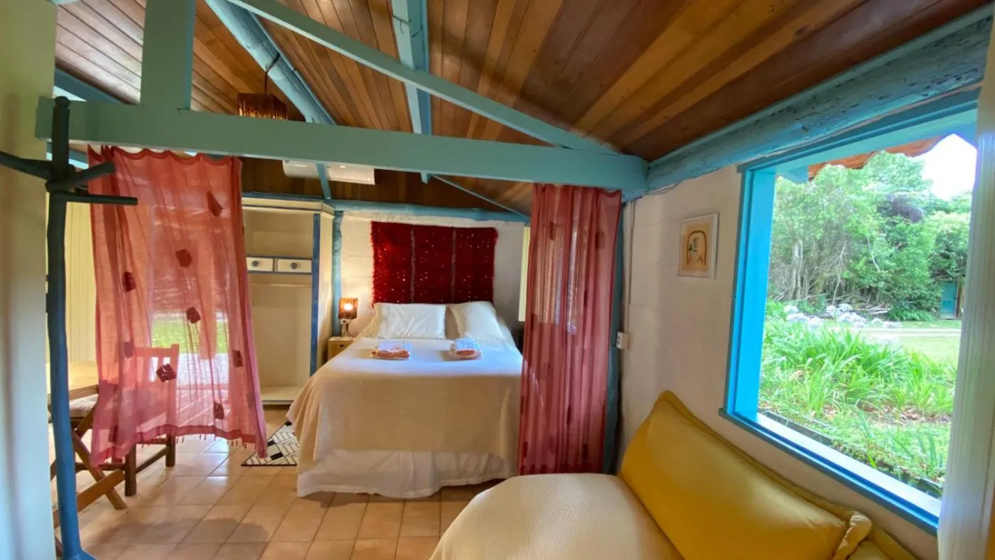 Bed in Pousada dos Anjos