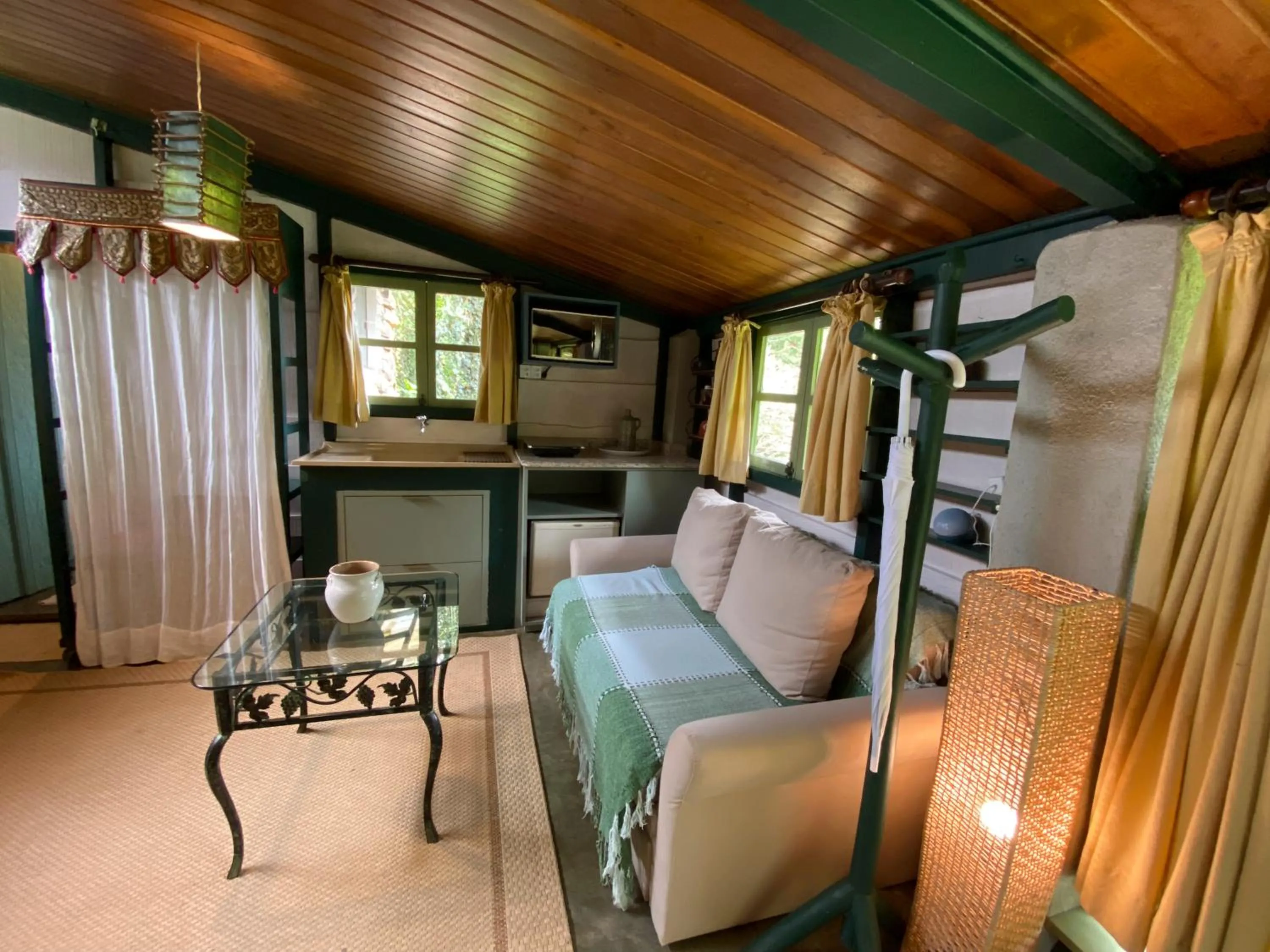 Living room, Bed in Pousada dos Anjos