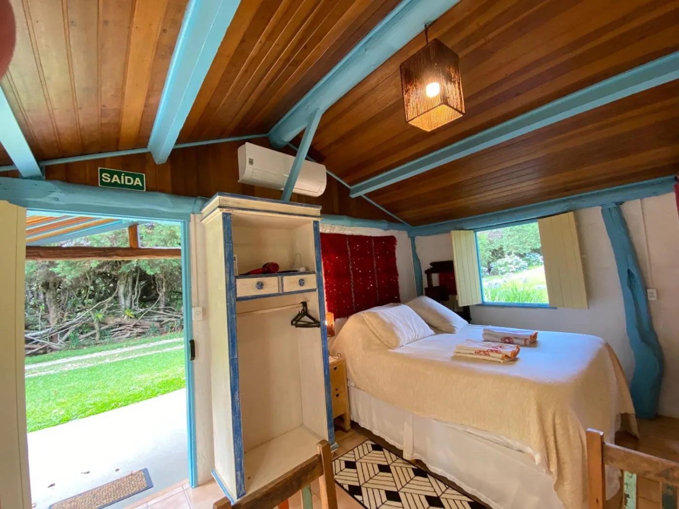 Bed in Pousada dos Anjos