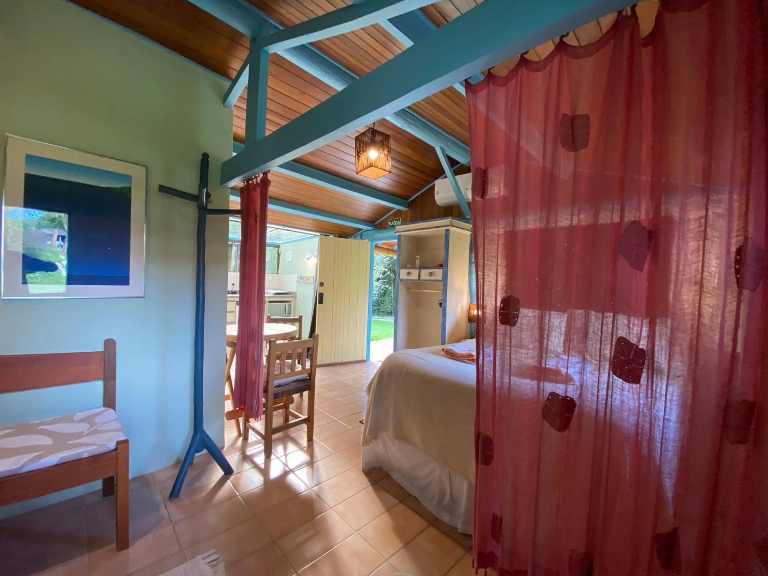 Bed in Pousada dos Anjos