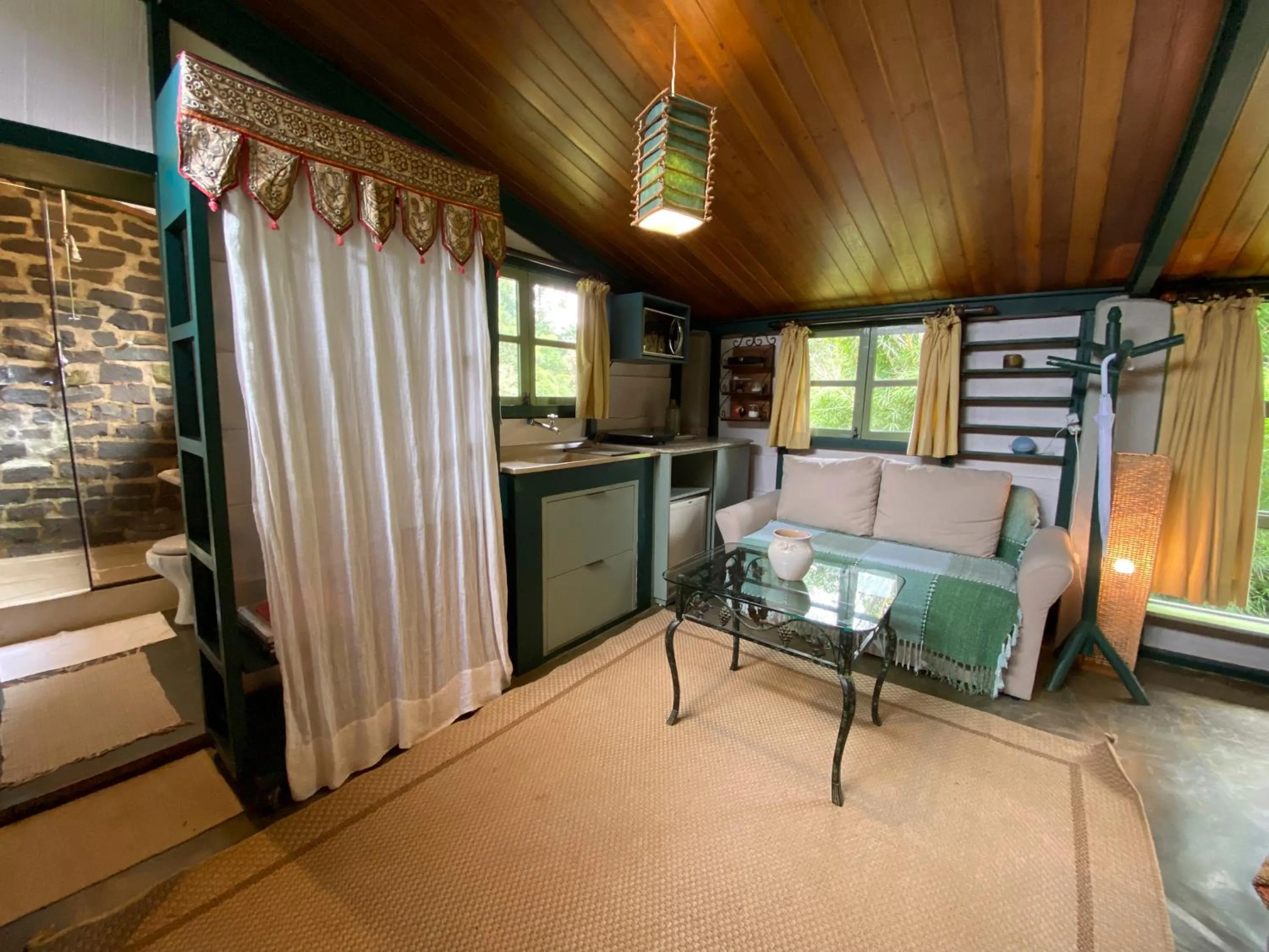 Kitchen or kitchenette in Pousada dos Anjos