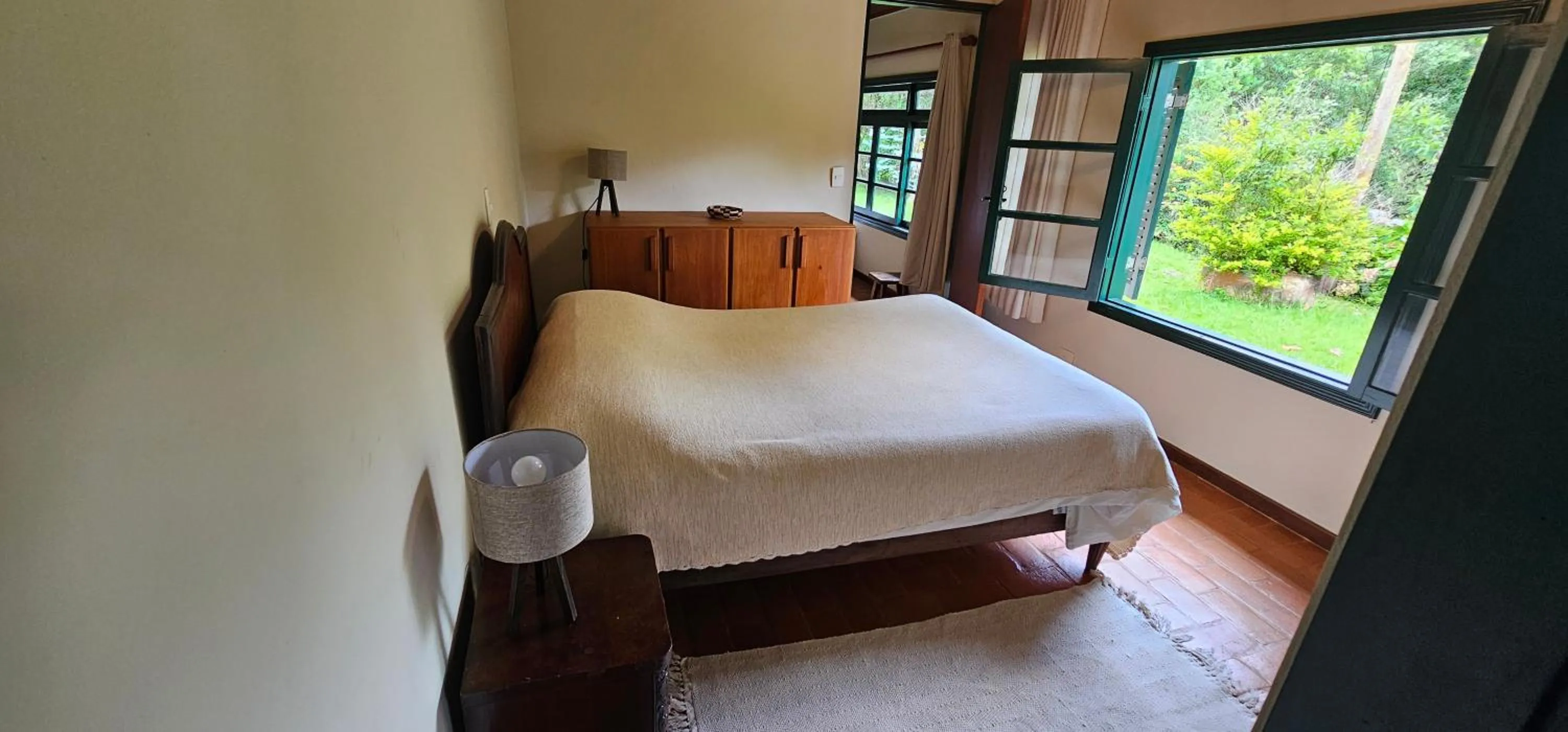Bed in Pousada dos Anjos