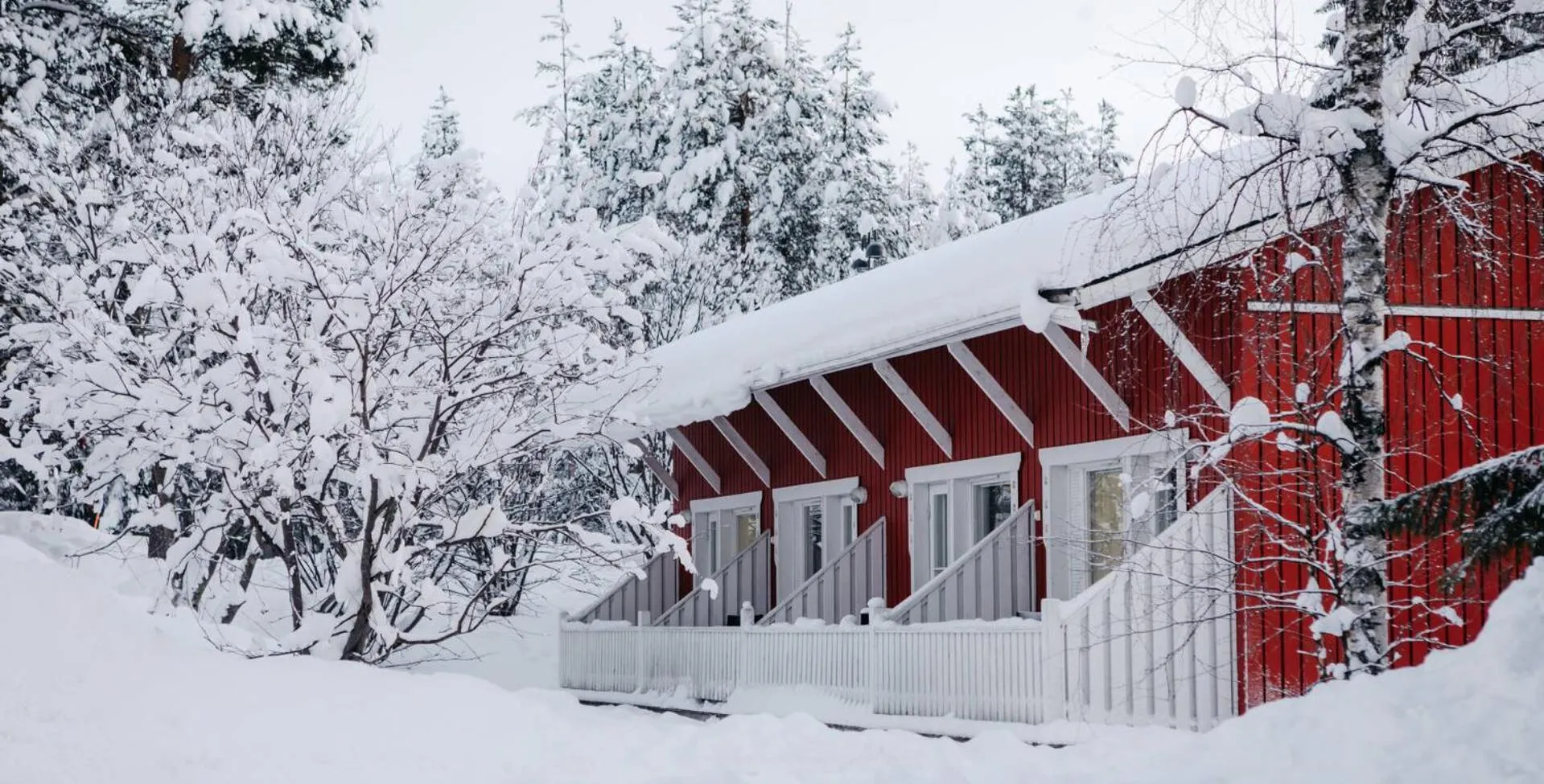 Property building in Lapland Hotels Sirkantähti