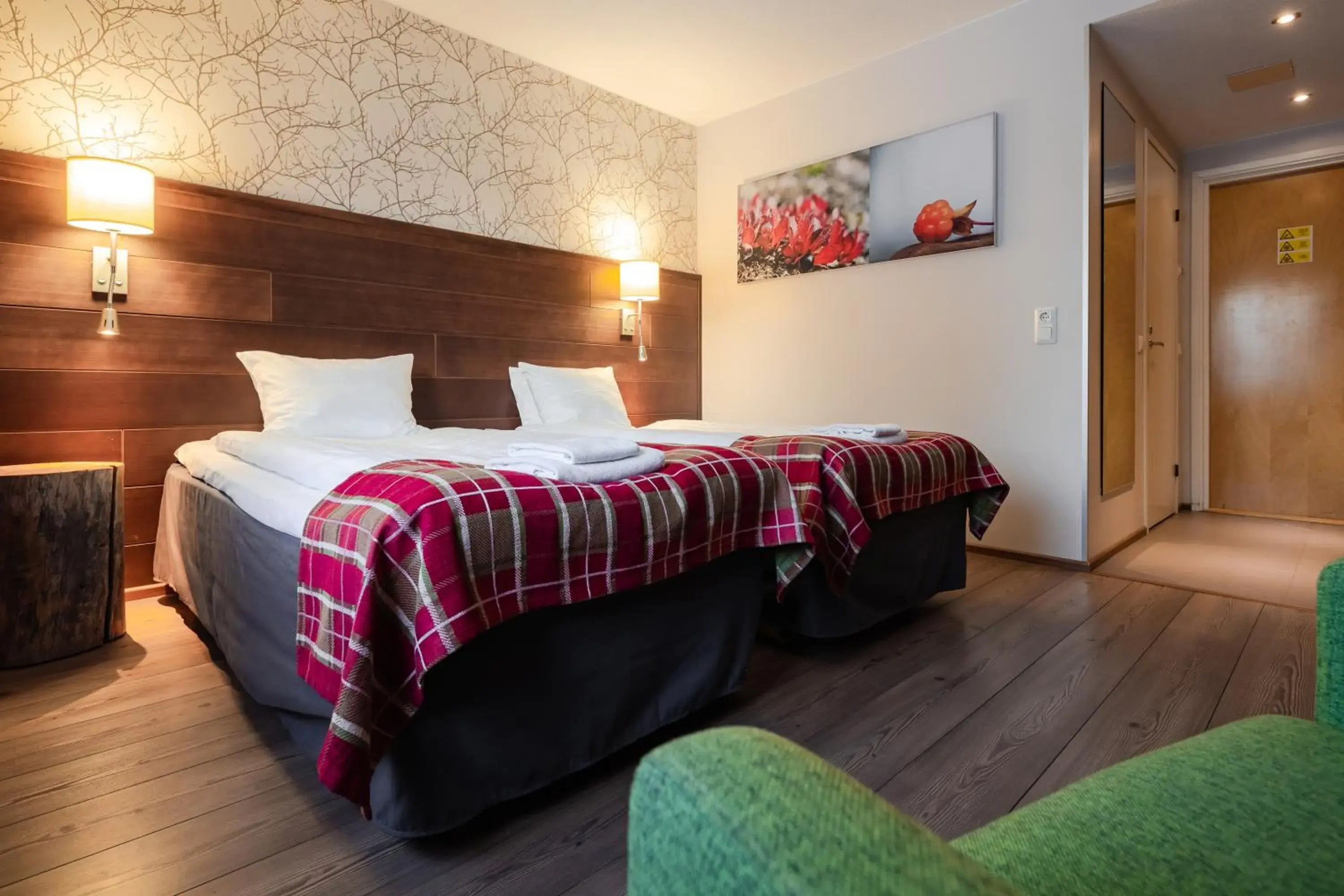 Bed in Lapland Hotels Sirkantähti Bed in Lapland Hotels Sirkantähti