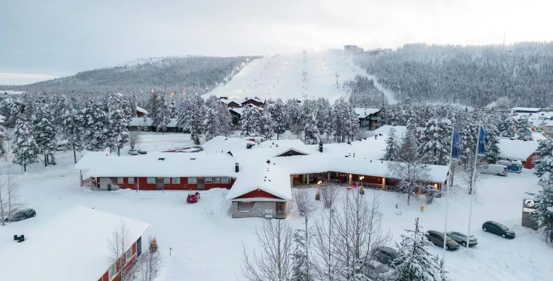 Property building in Lapland Hotels Sirkantähti Property building in Lapland Hotels Sirkantähti