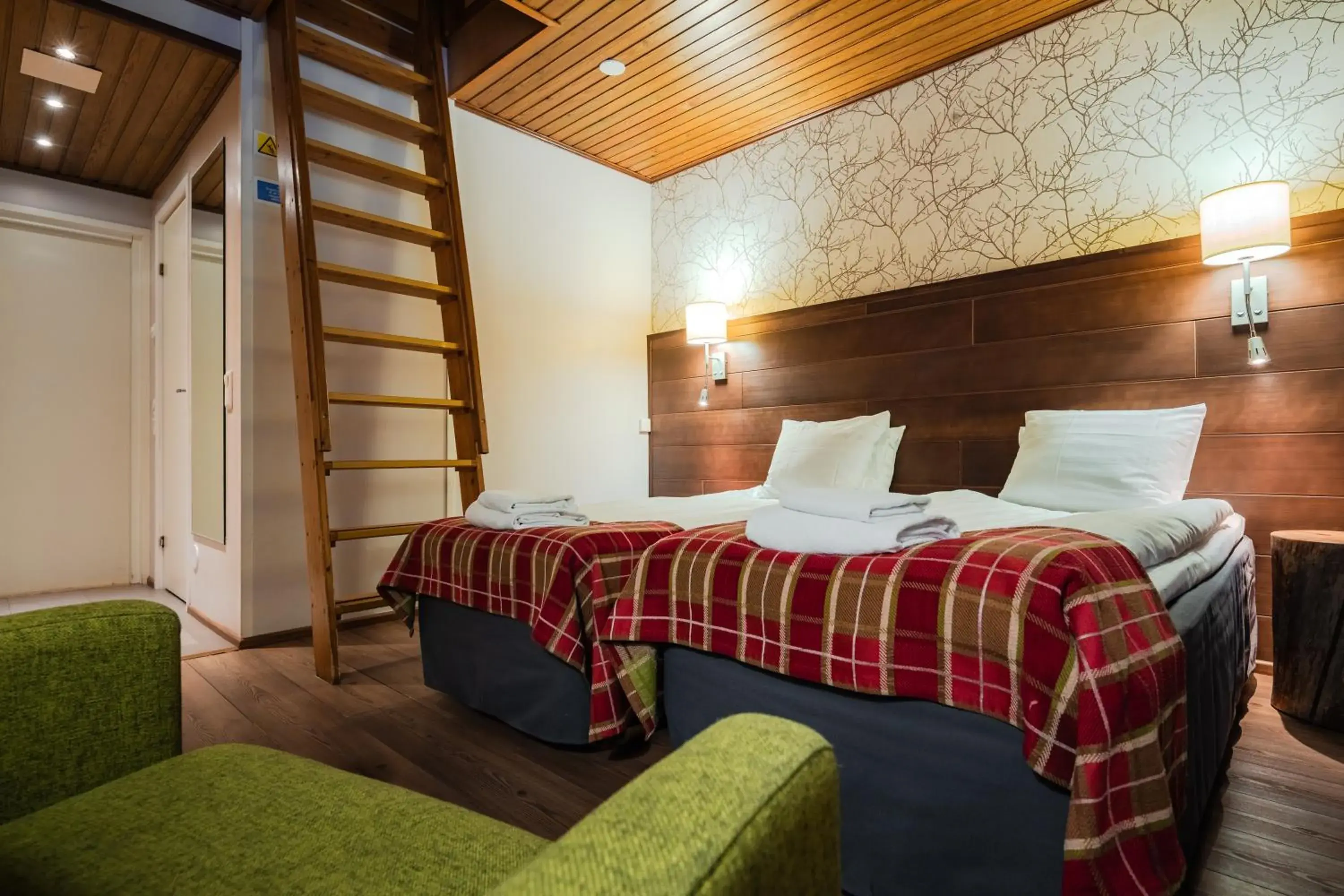 Bed in Lapland Hotels Sirkantähti Bed in Lapland Hotels Sirkantähti