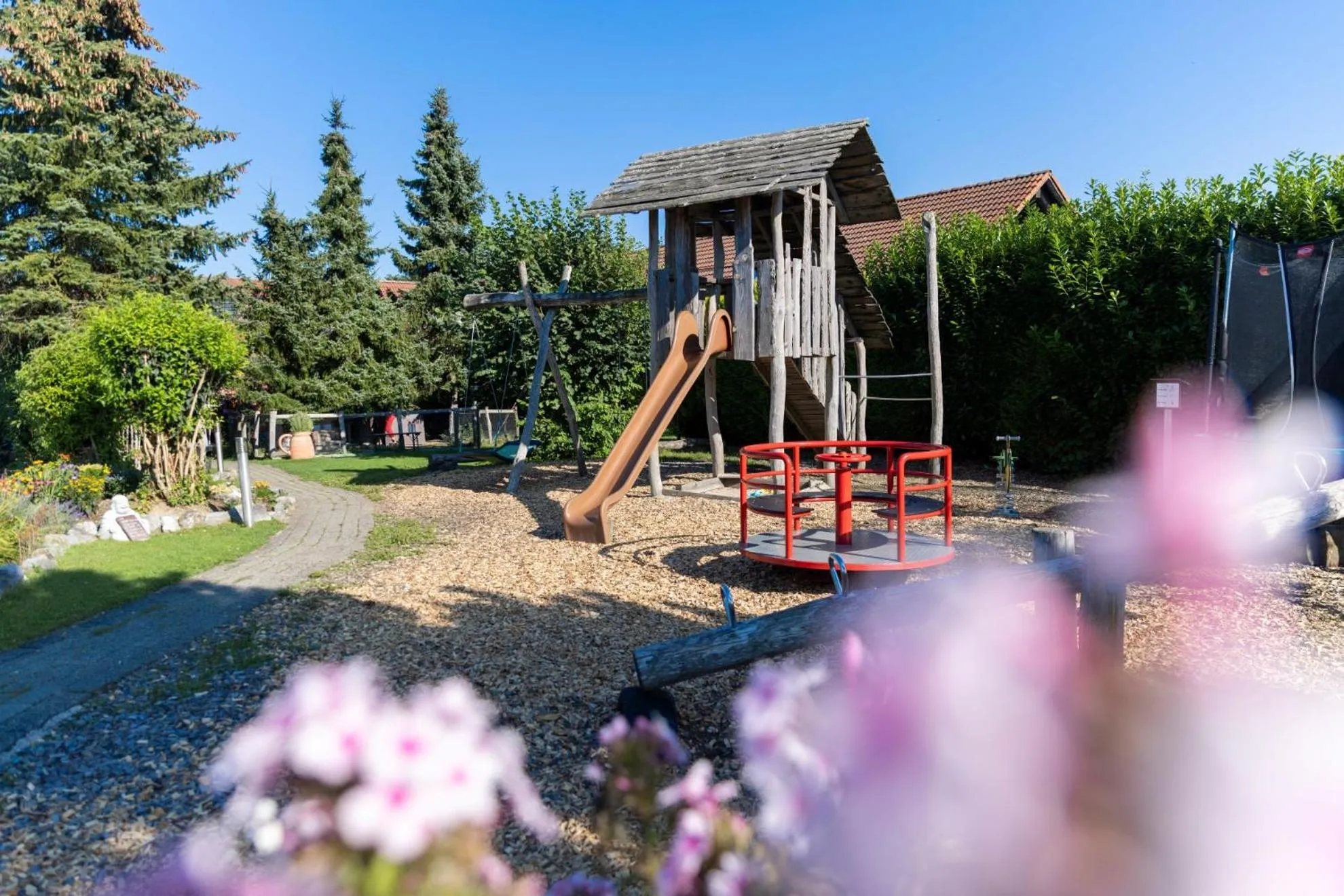 Children play ground in Altbau Gasthaus Amboss