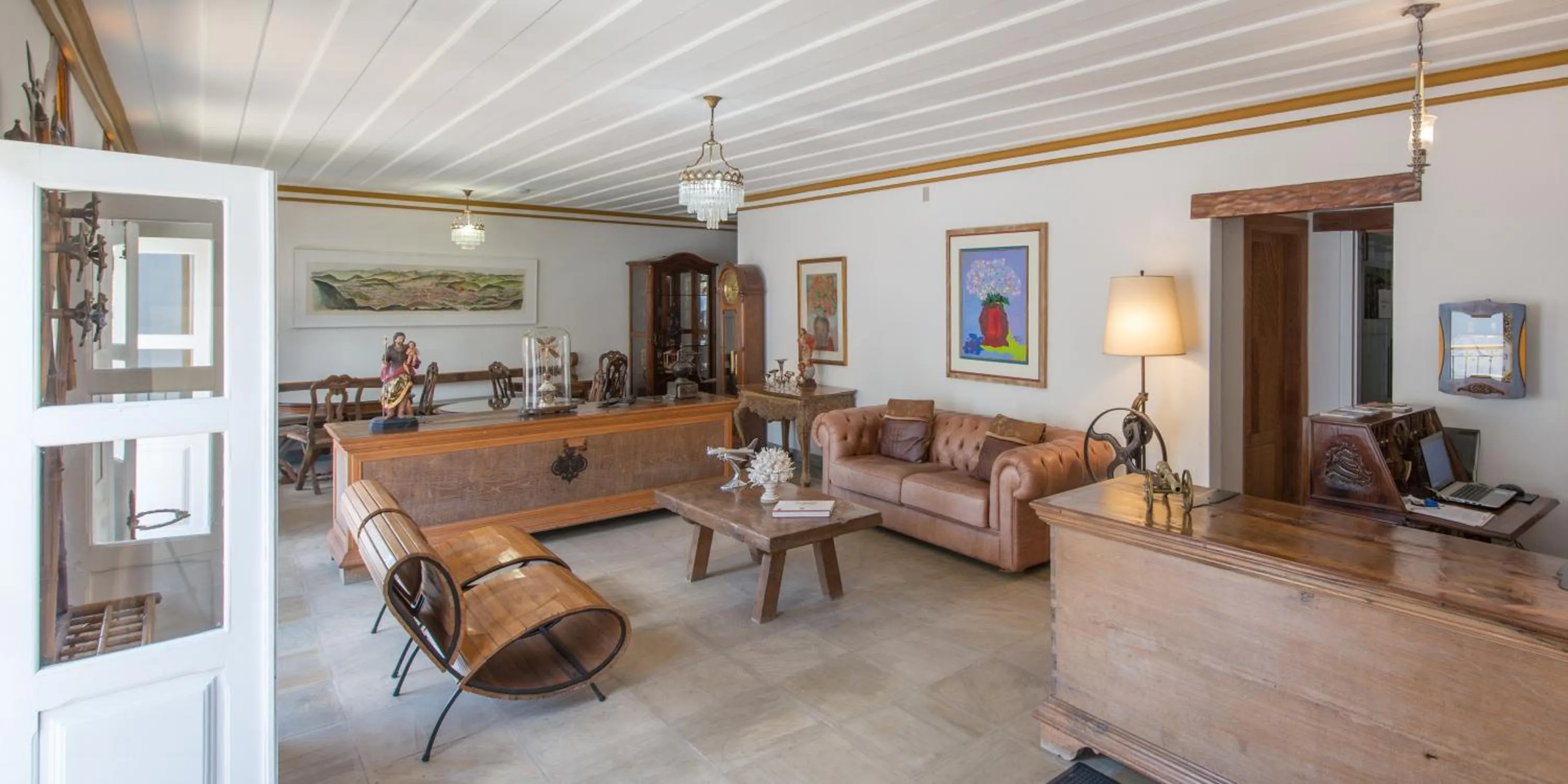 Lobby or reception in Pousada do Douro