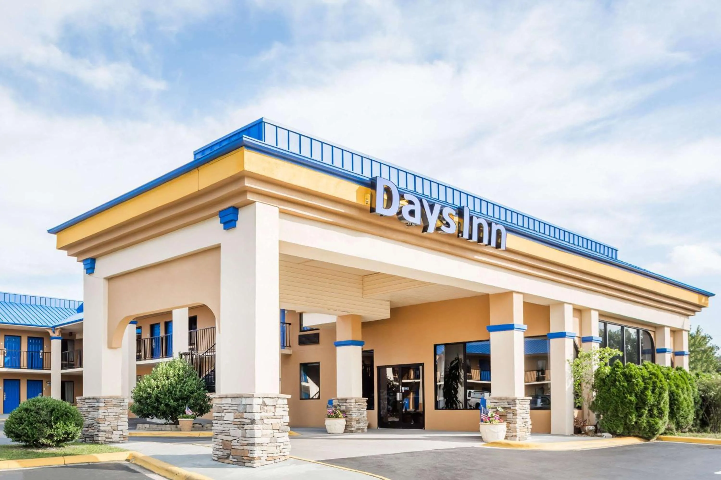 Property building in Days Inn by Wyndham Hendersonville