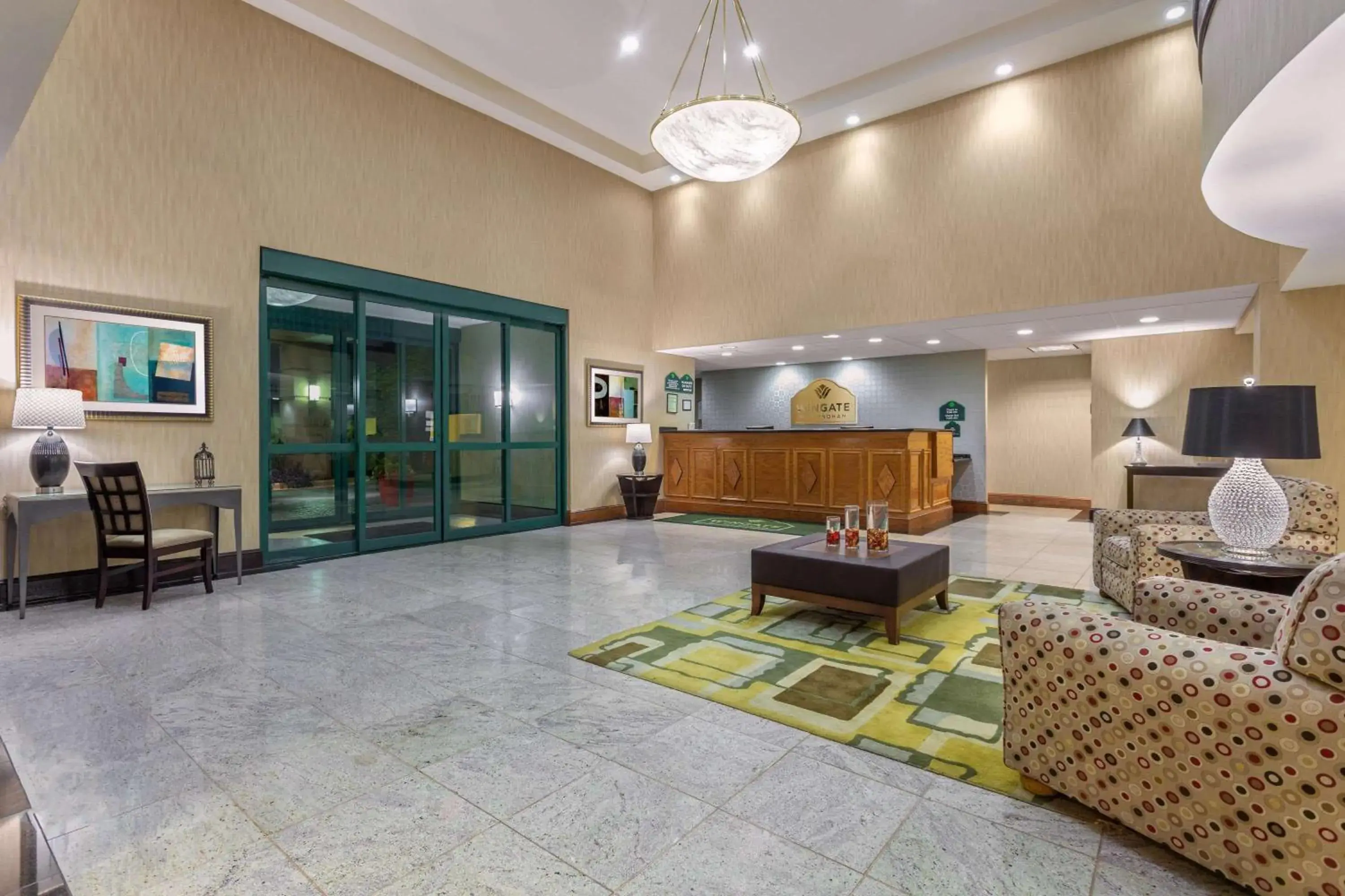 Lobby or reception in Wingate by Wyndham Macon I-75 Lobby or reception in Wingate by Wyndham Macon I-75