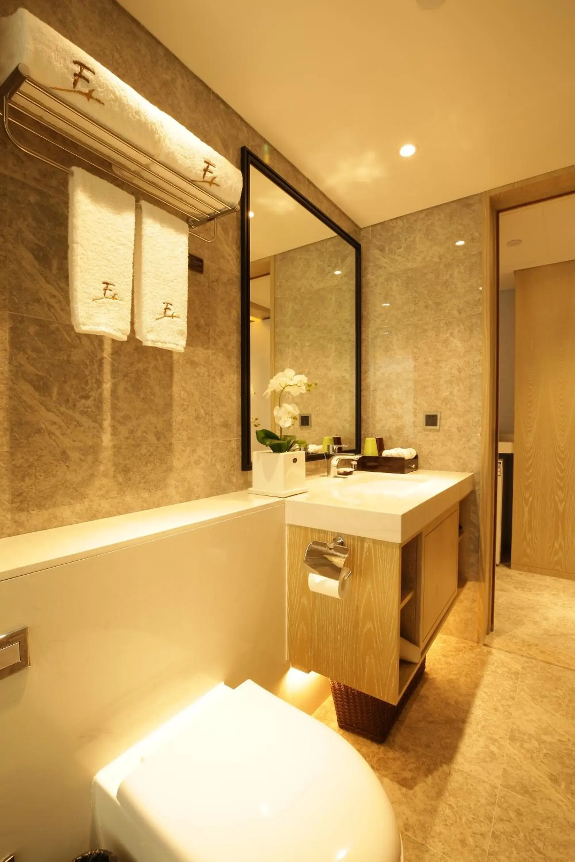 Bathroom in Shenzhen FY Hotel Bathroom in Shenzhen FY Hotel