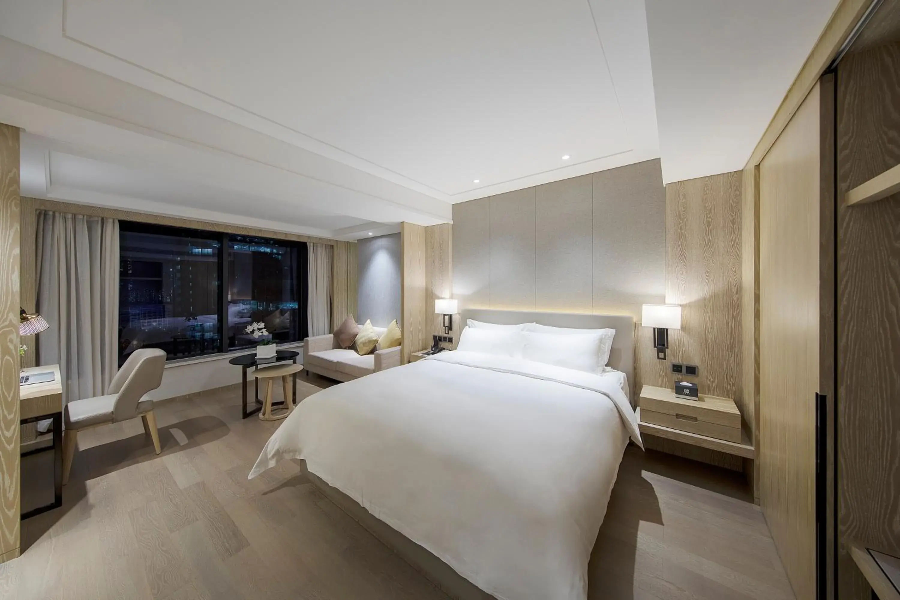 Bedroom in Shenzhen FY Hotel Bedroom in Shenzhen FY Hotel