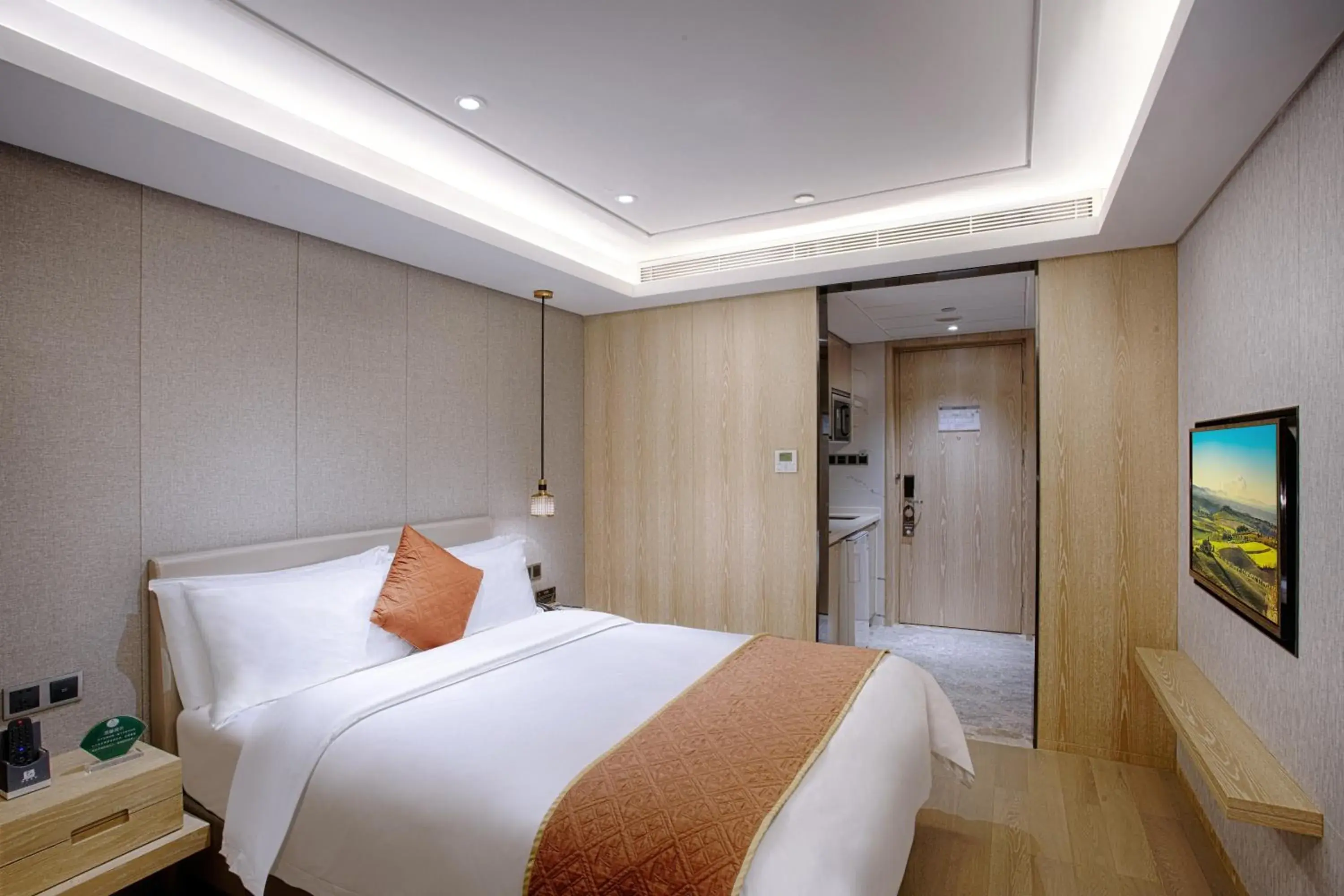 Bedroom in Shenzhen FY Hotel Bedroom in Shenzhen FY Hotel