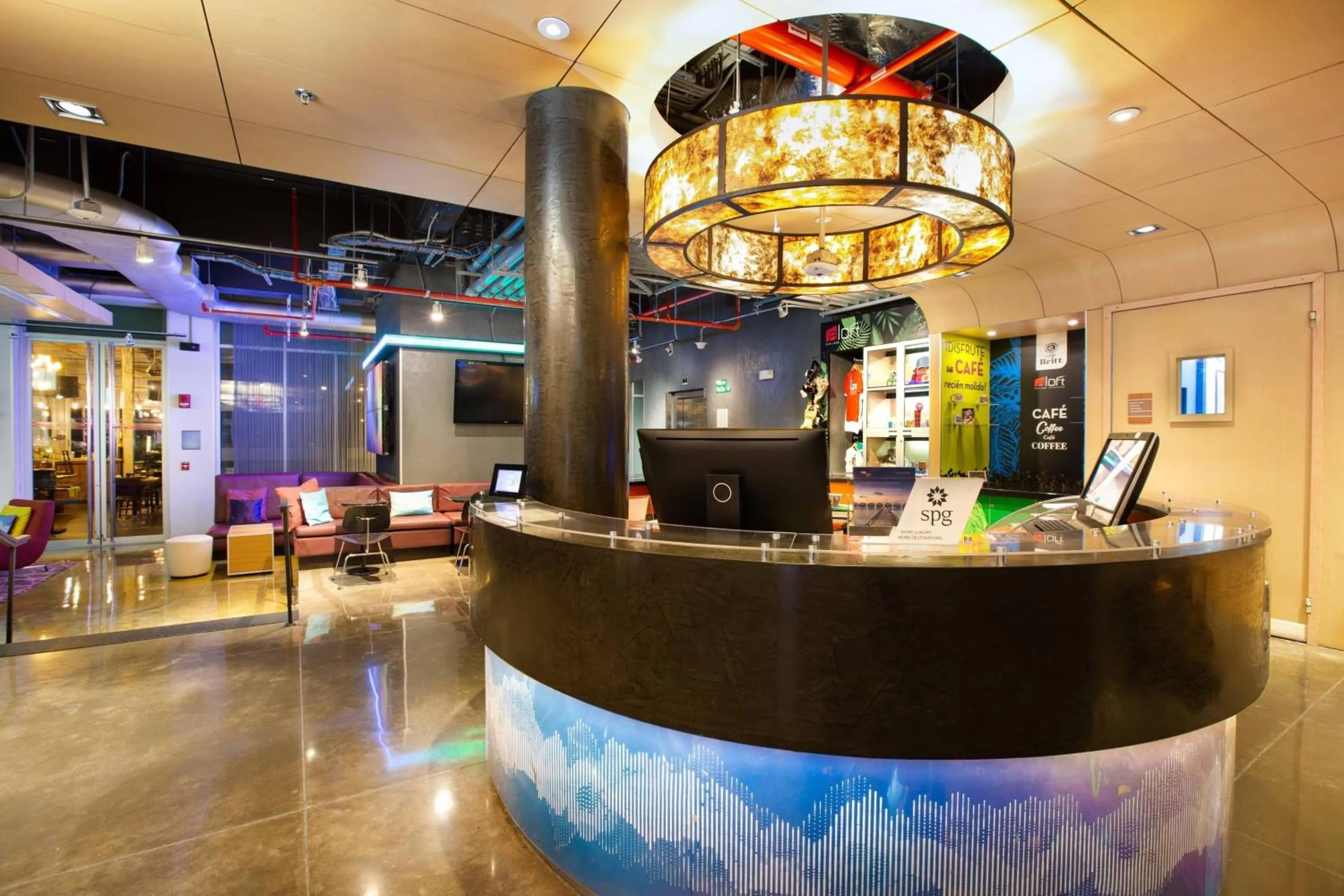 Lobby or reception in Aloft San Jose Hotel, Costa Rica