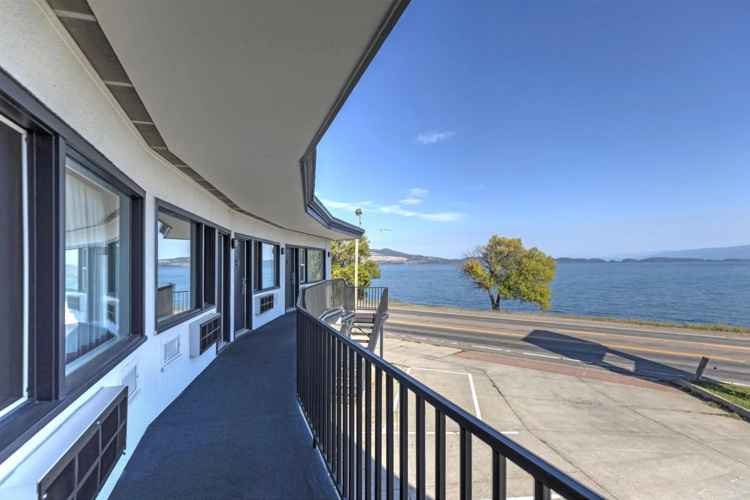 Property building in Americas Best Value Inn Polson