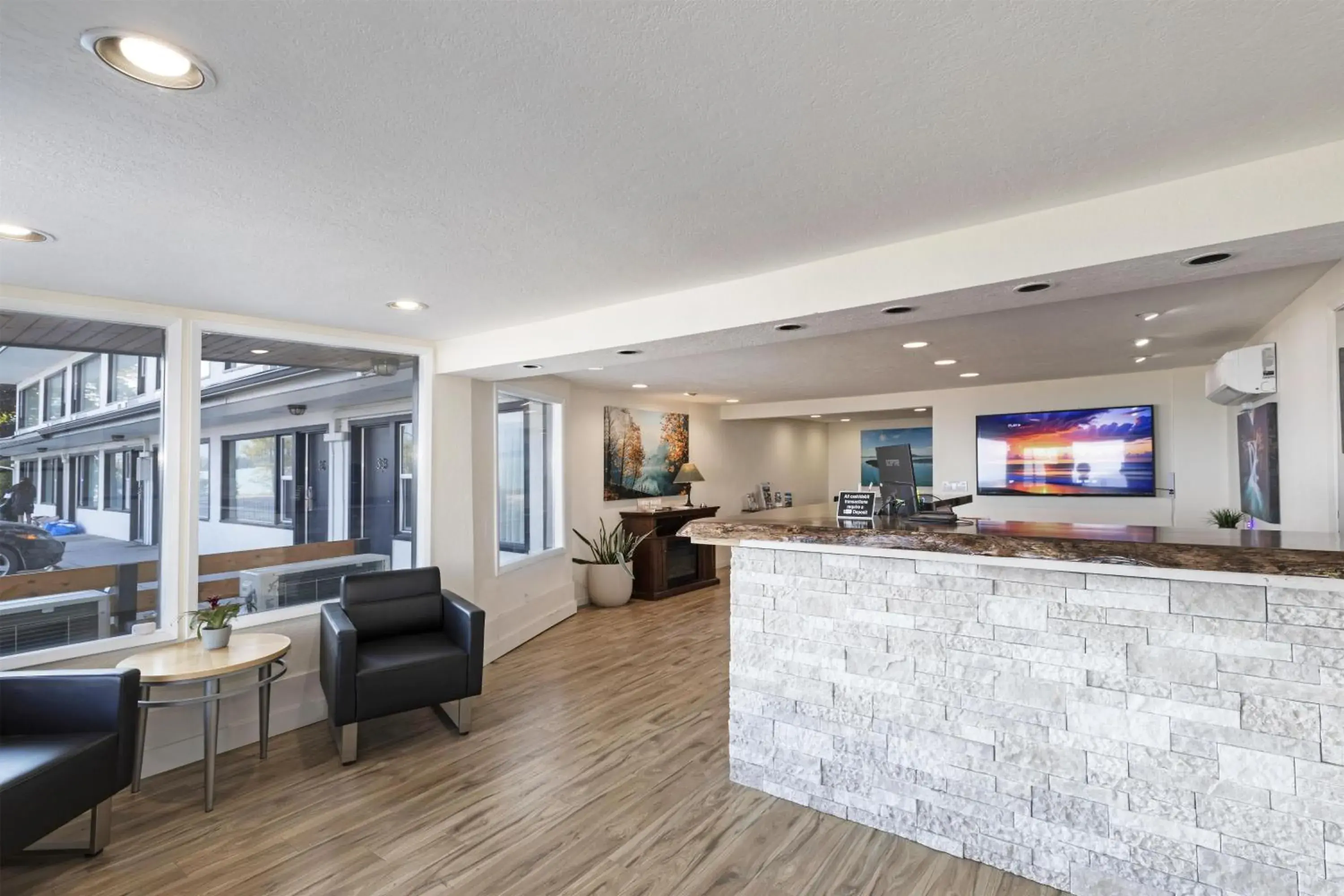 Lobby or reception in Americas Best Value Inn Polson Lobby or reception in Americas Best Value Inn Polson