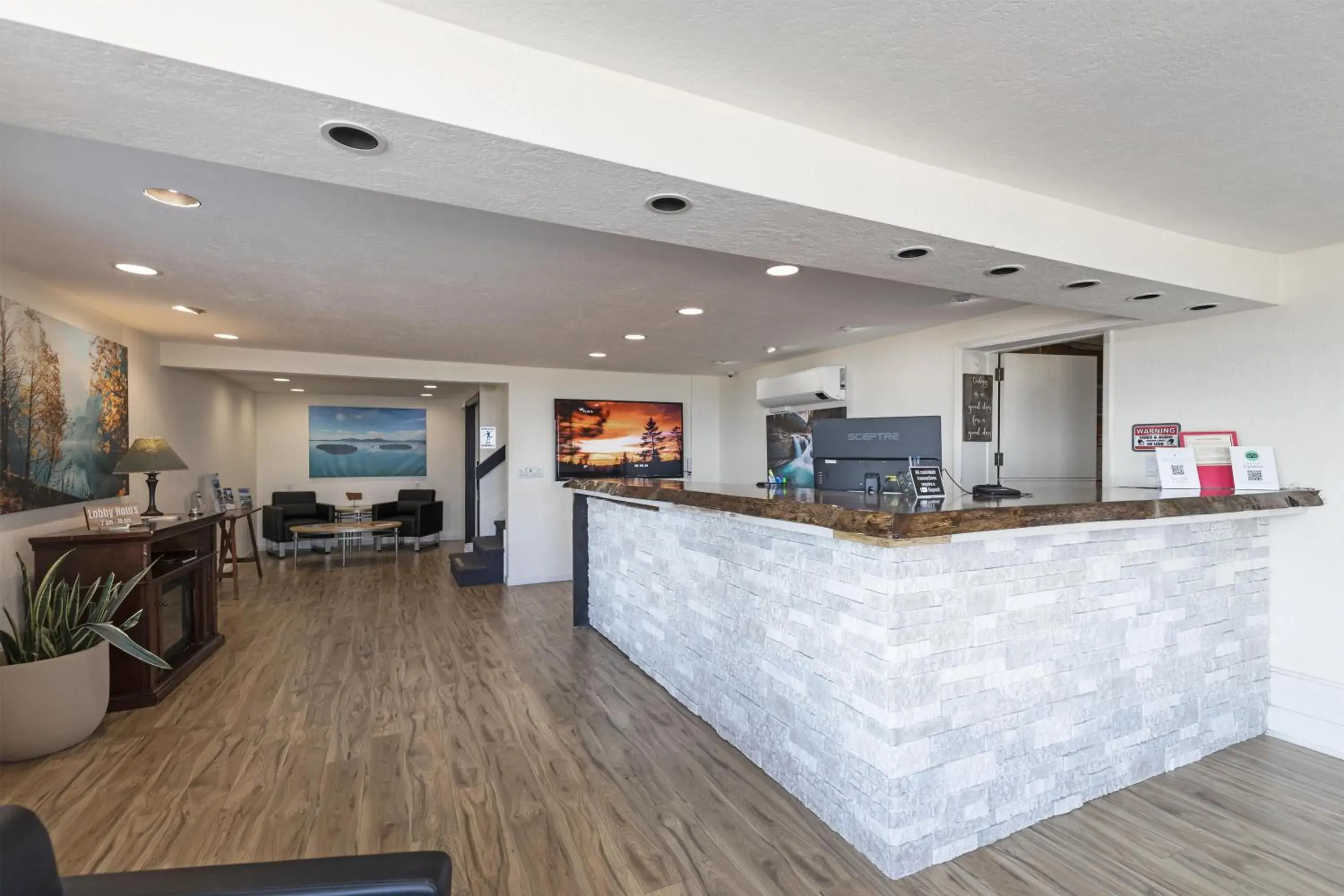 Lobby or reception in Americas Best Value Inn Polson Lobby or reception in Americas Best Value Inn Polson