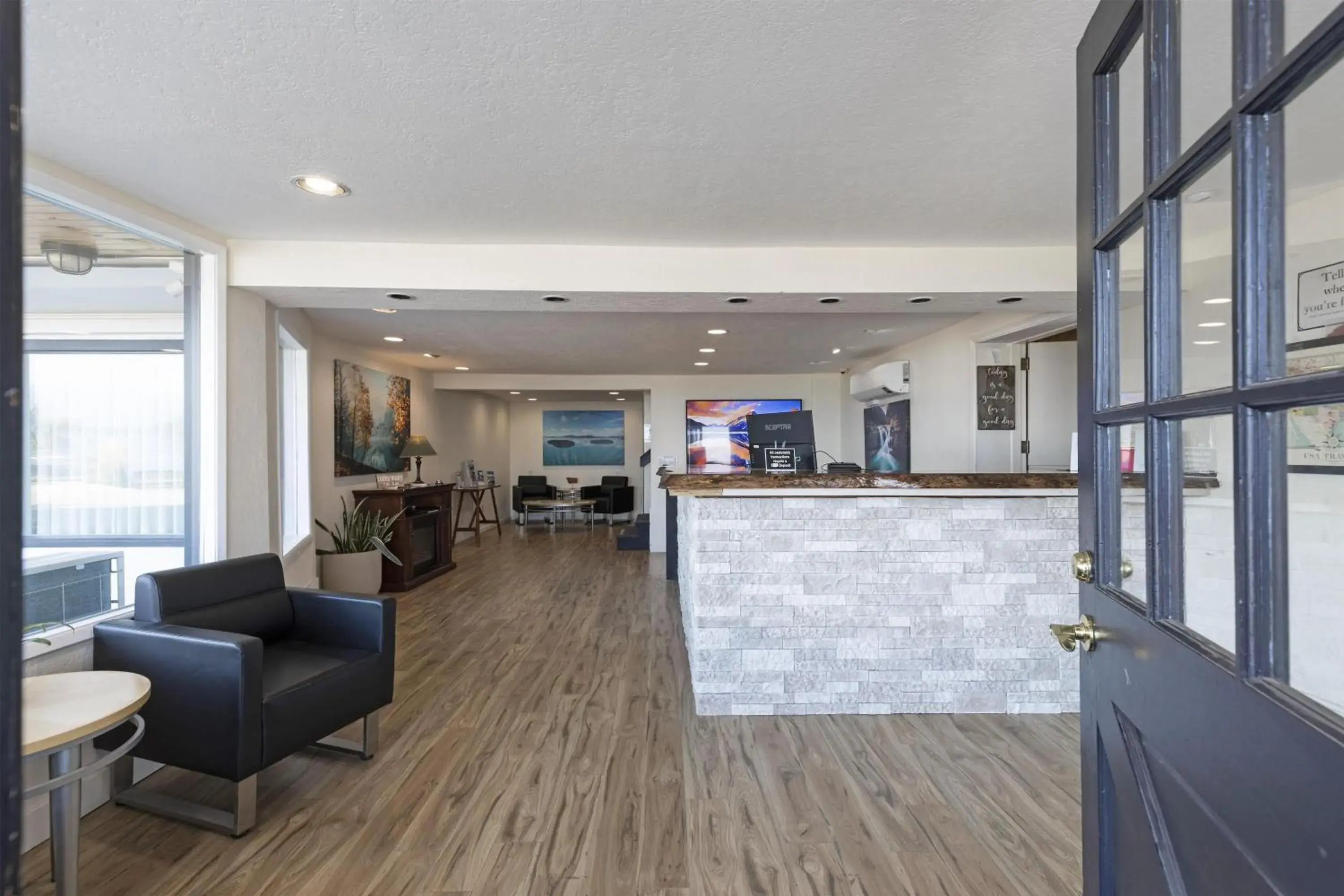 Lobby or reception in Americas Best Value Inn Polson Lobby or reception in Americas Best Value Inn Polson