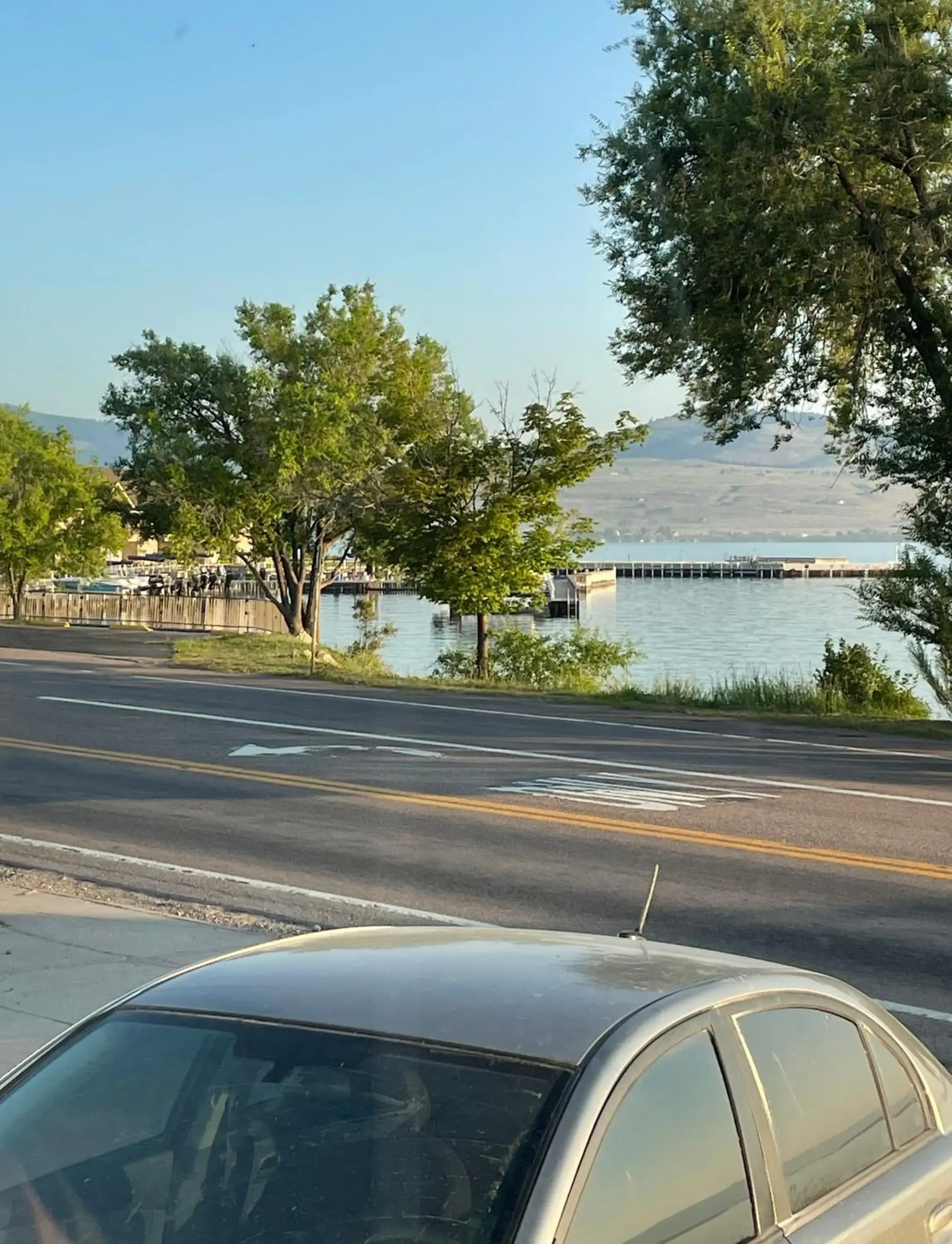 Lake view in Americas Best Value Inn Polson Lake view in Americas Best Value Inn Polson