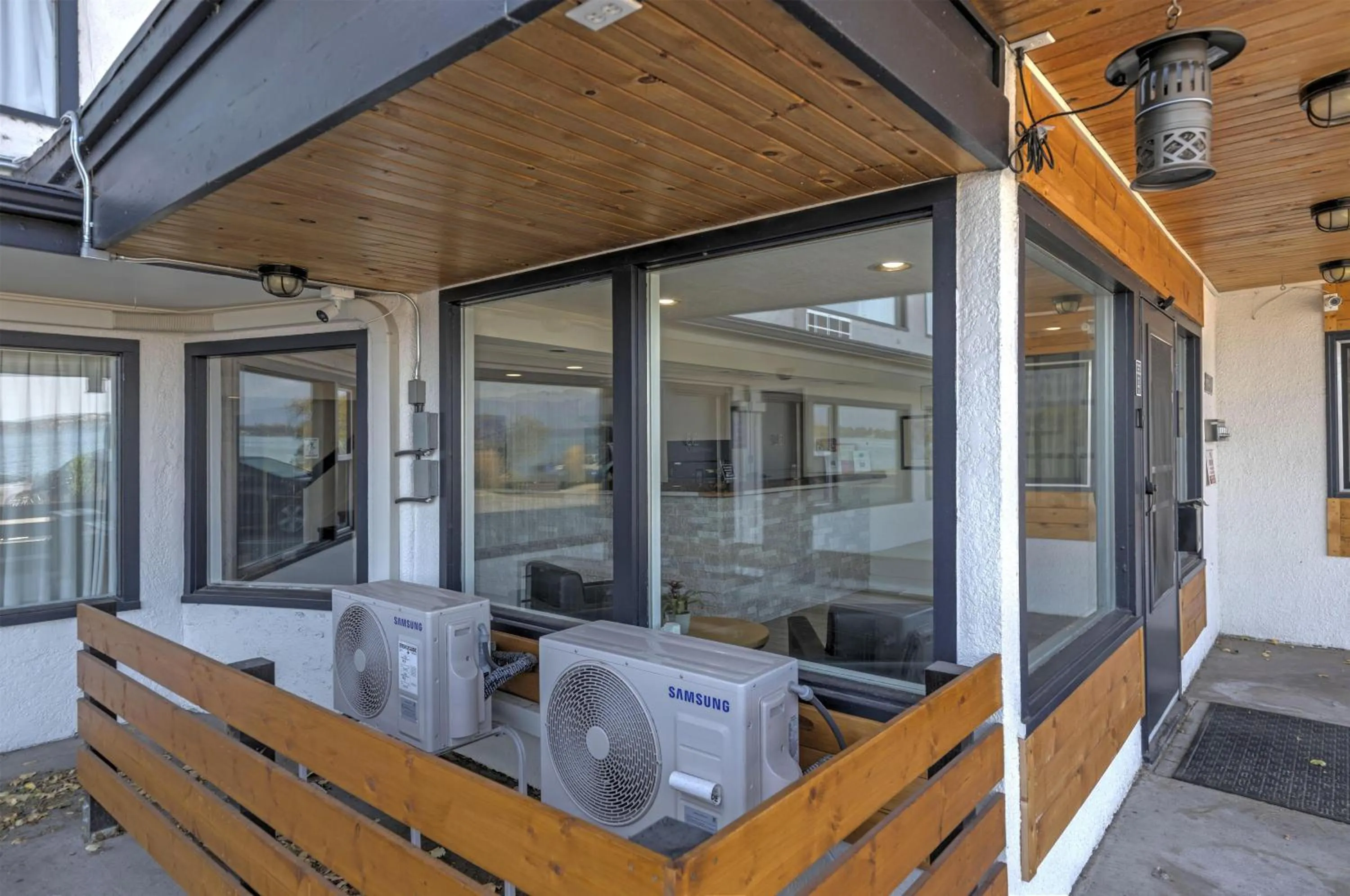 Property building in Americas Best Value Inn Polson