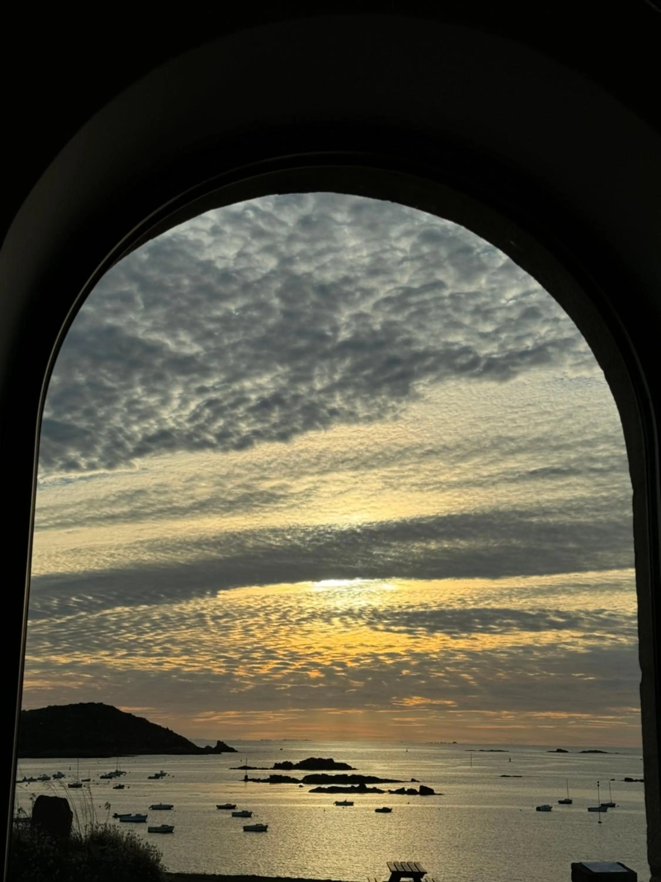 Sunrise in Pavillon de la plage