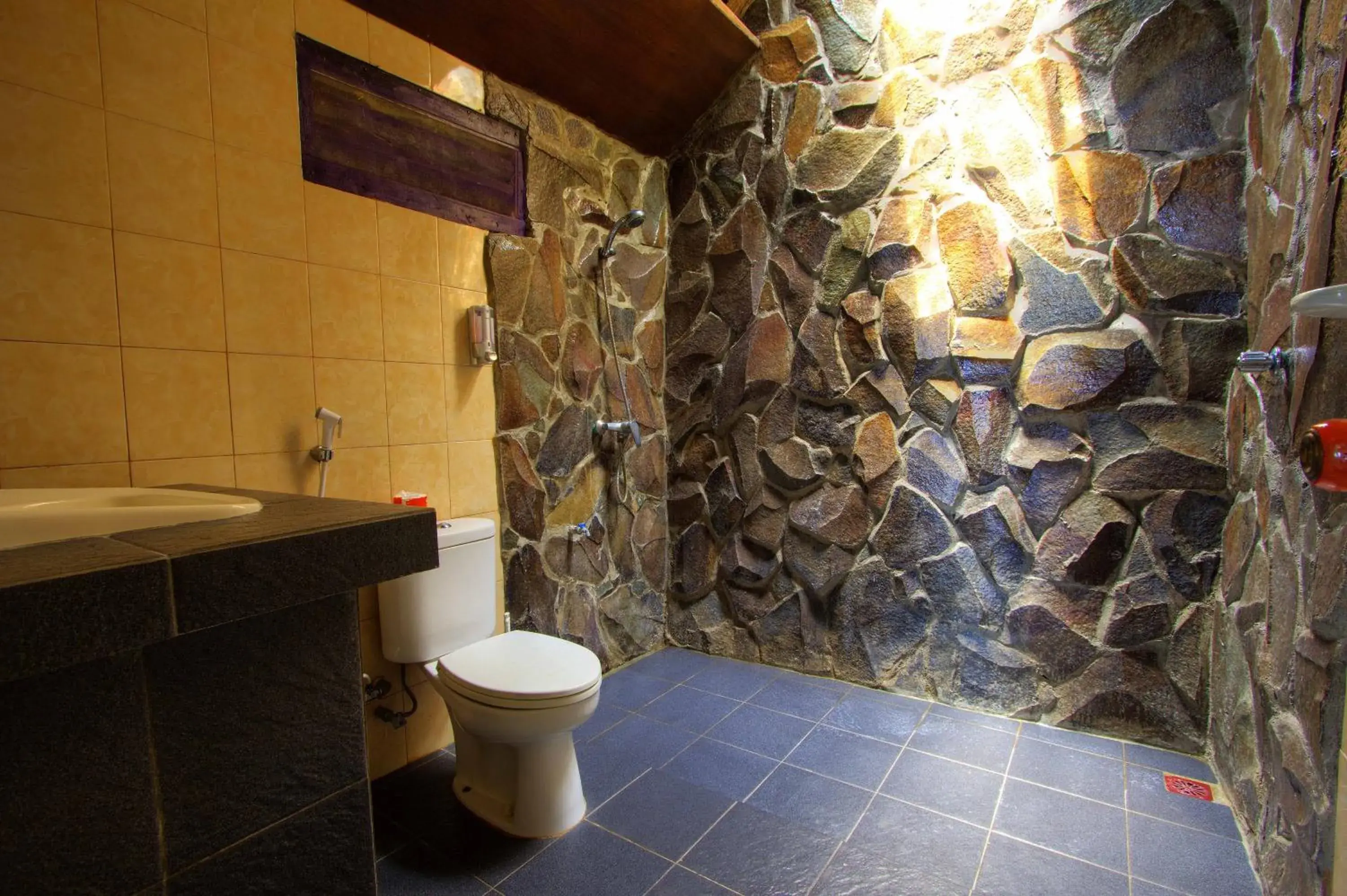 Shower, Bathroom in Bastianos Bunaken Dive Resort