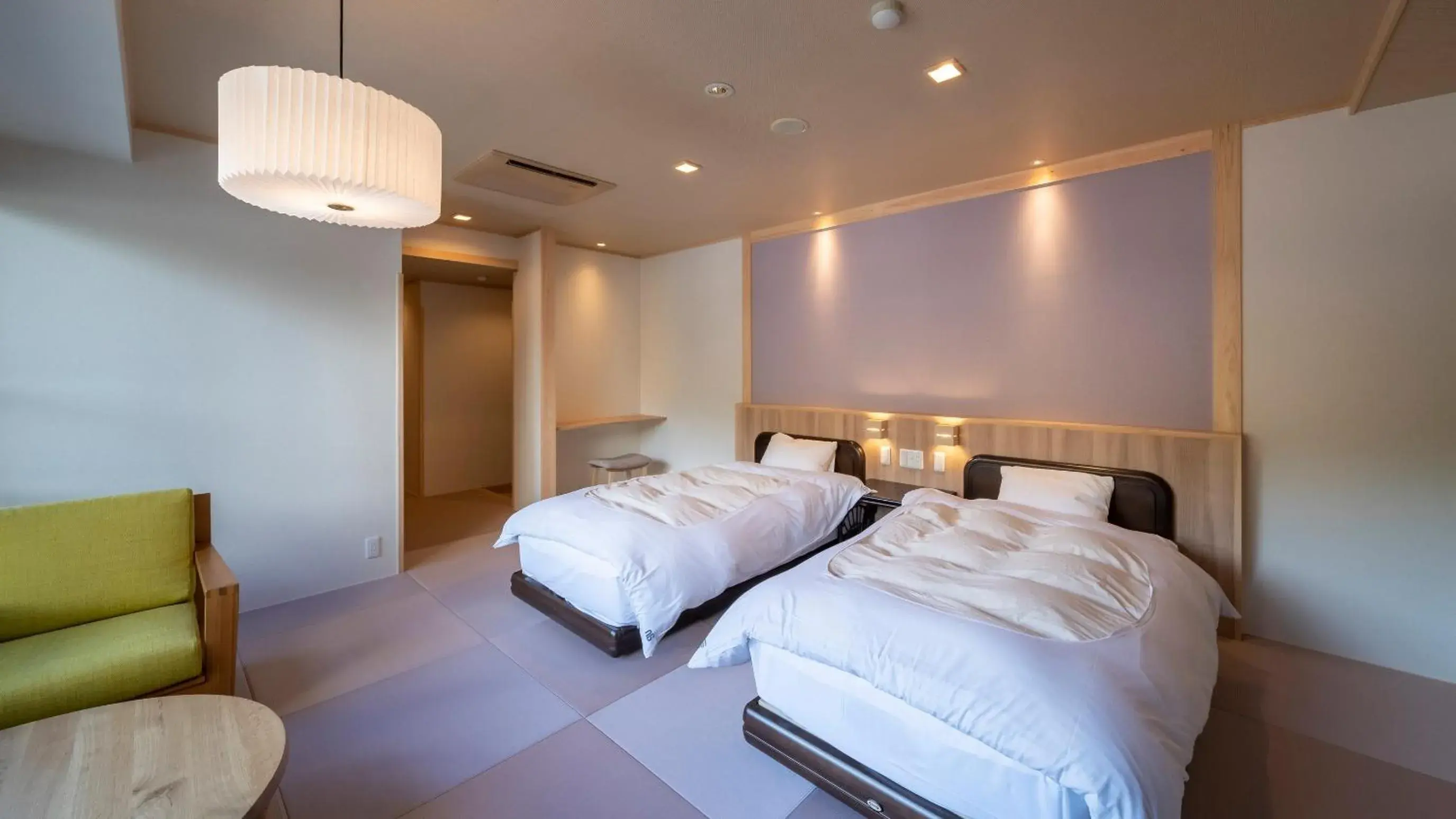 Renewal Twin Room with Private Hot Spring Bath - single occupancy in Nakamatsuya Ryokan Renewal Twin Room with Private Hot Spring Bath - single occupancy in Nakamatsuya Ryokan