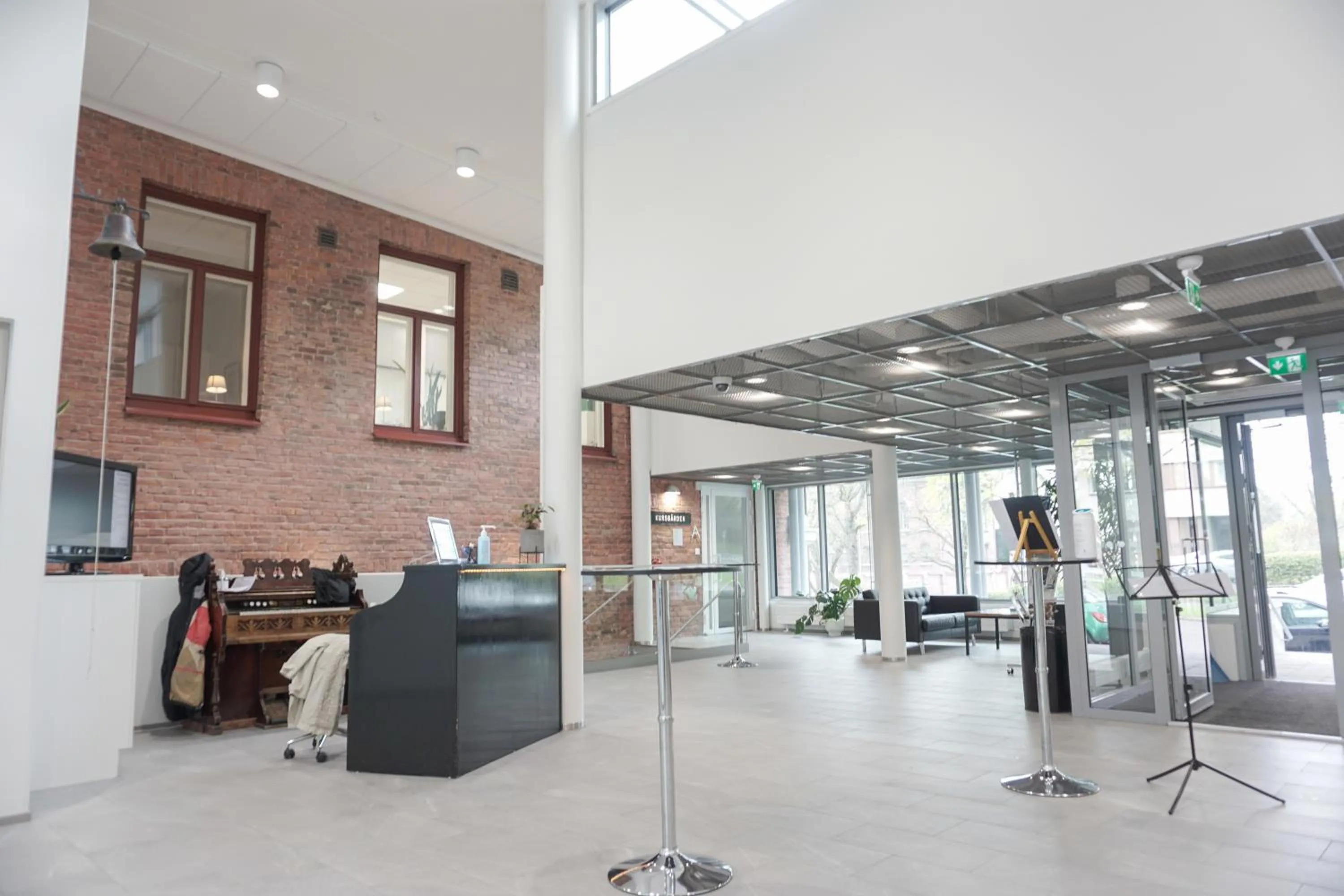 Lobby or reception in EC-Hostel