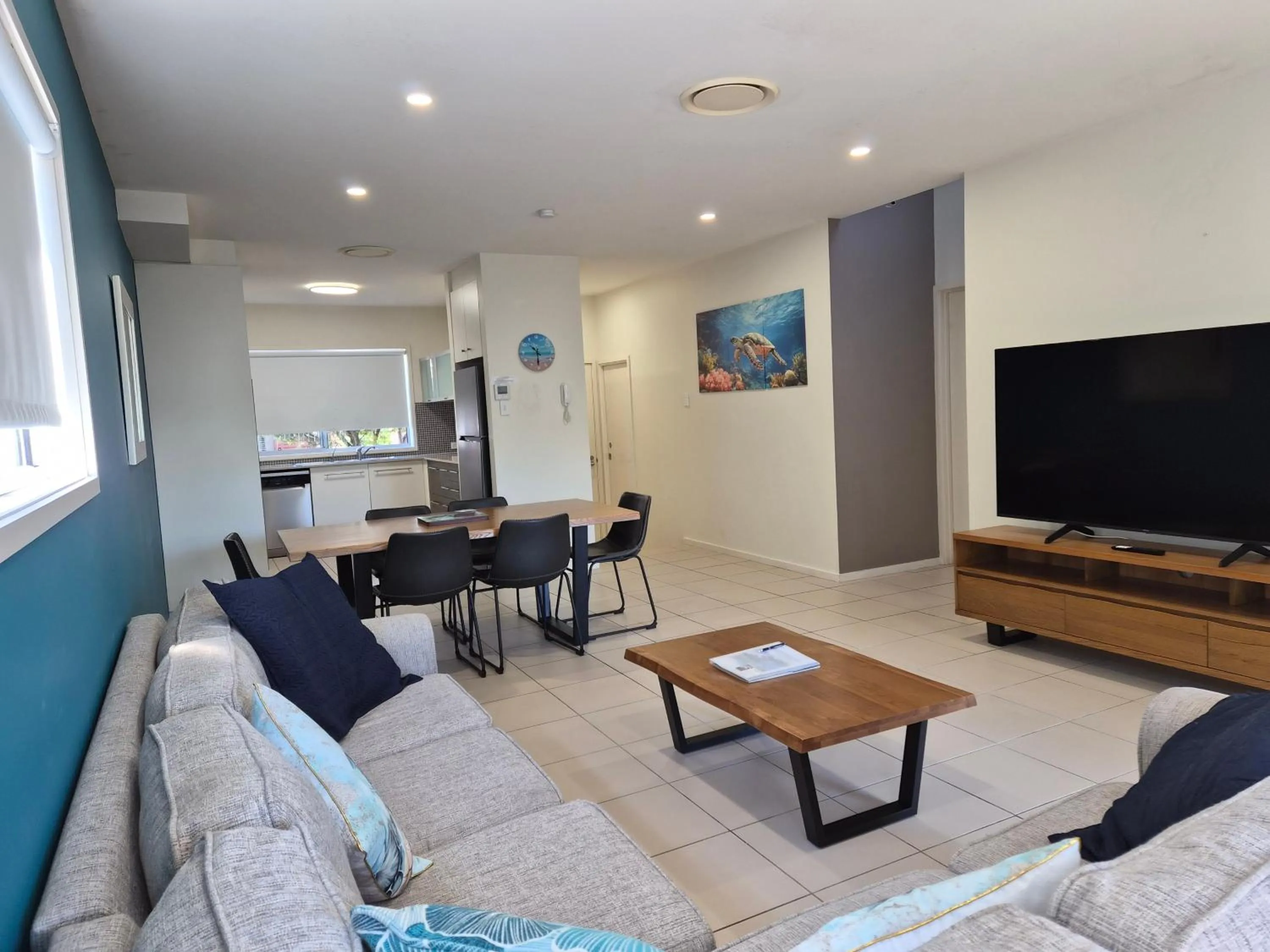 Living room in Quarterdecks Retreat